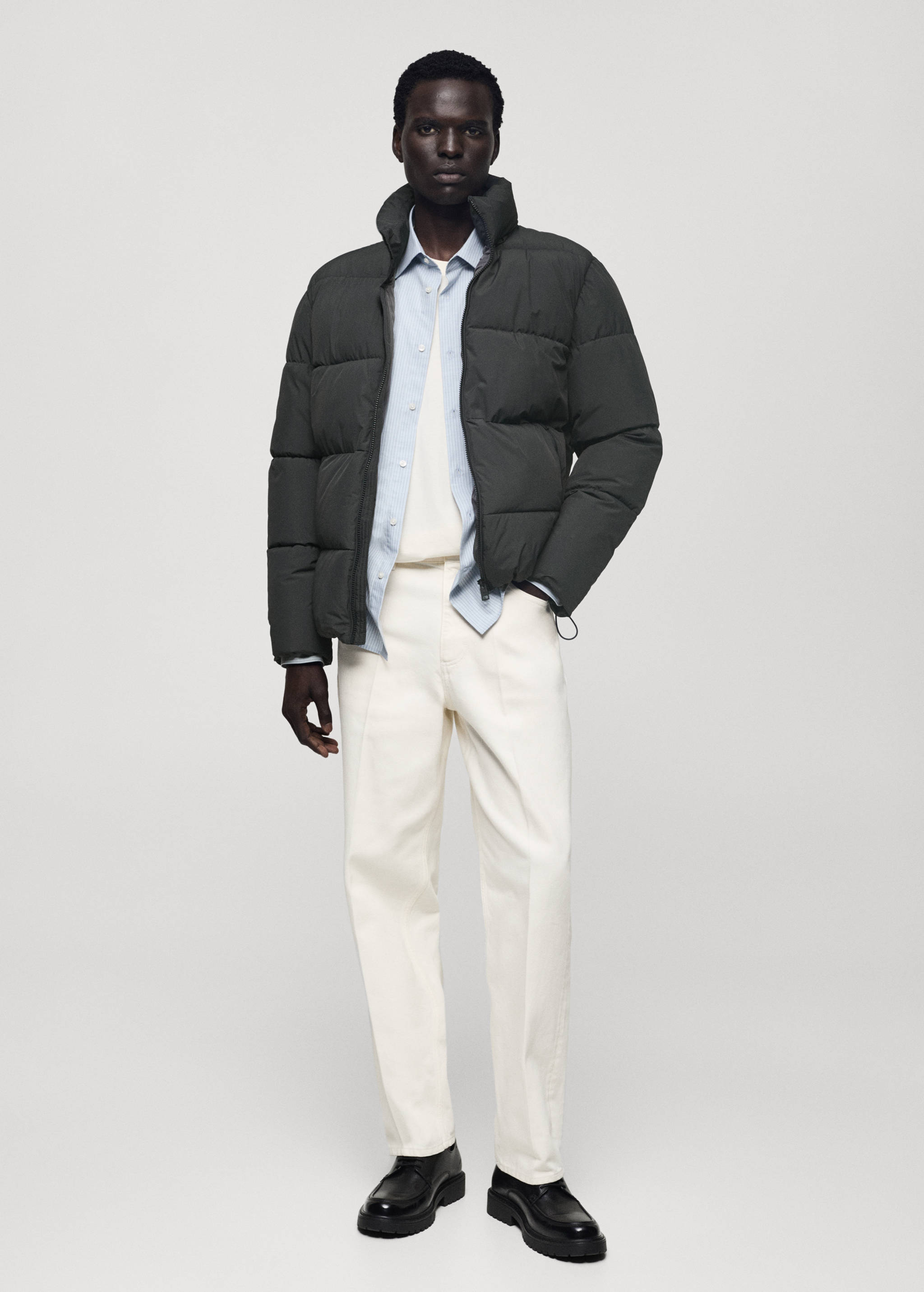 Thermoregulating waterproof padded anorak - General plane