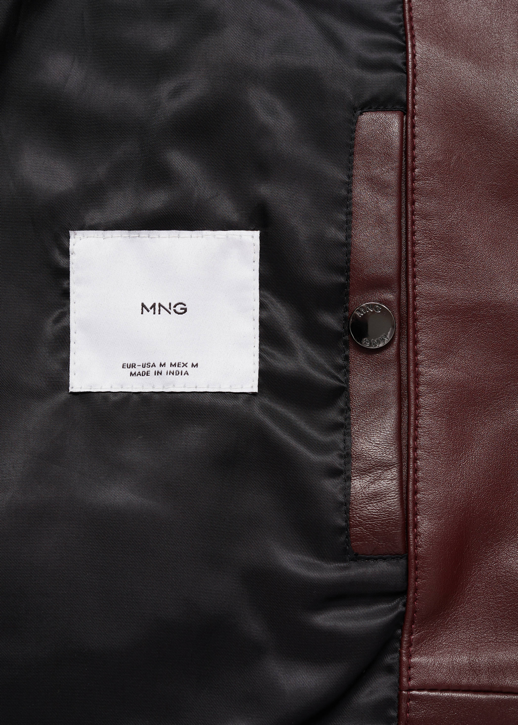 100% nappa leather jacket - Details of the article 0