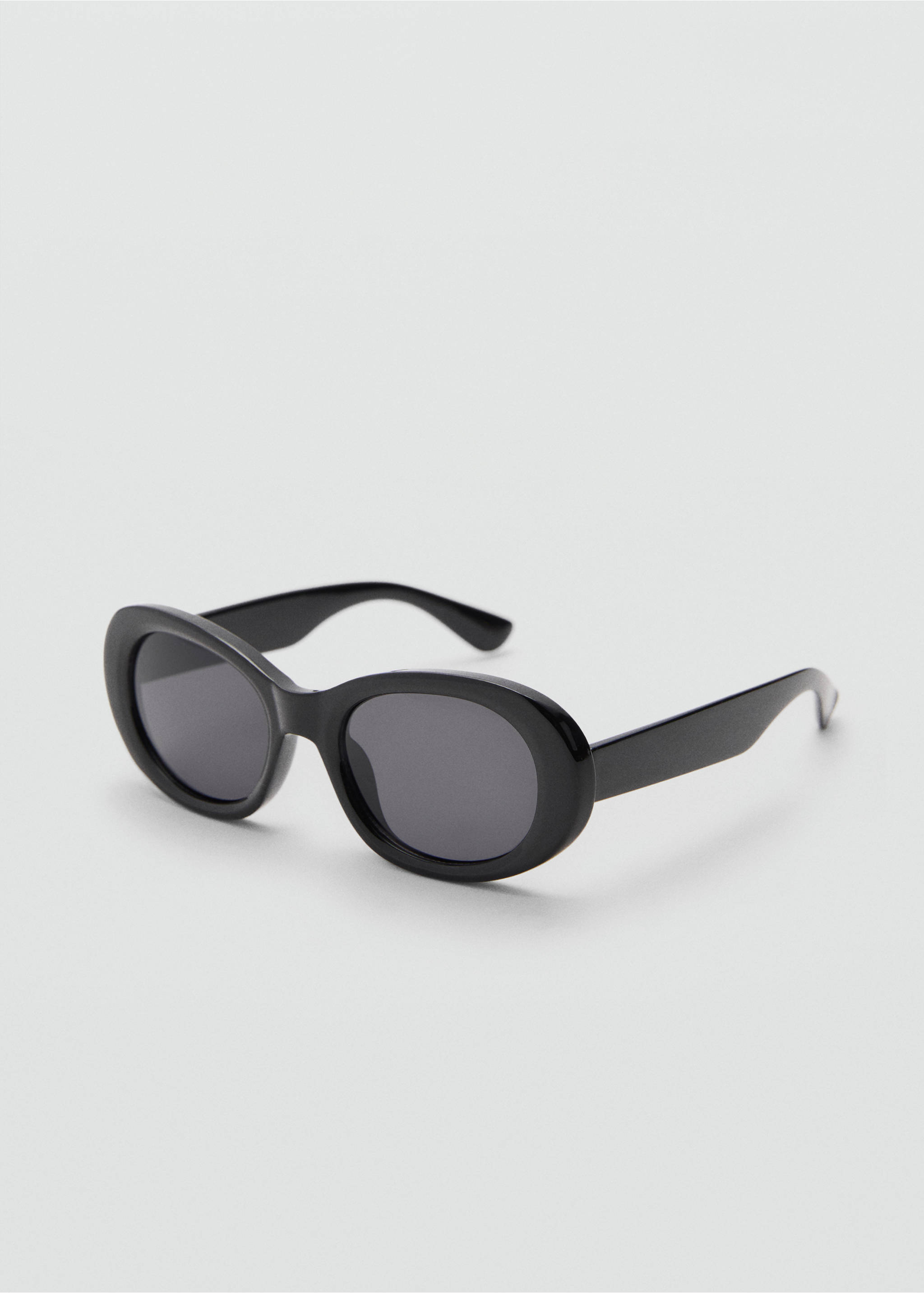 Round-framed sunglasses - Medium plane, Black. Ref: 77064435-00.