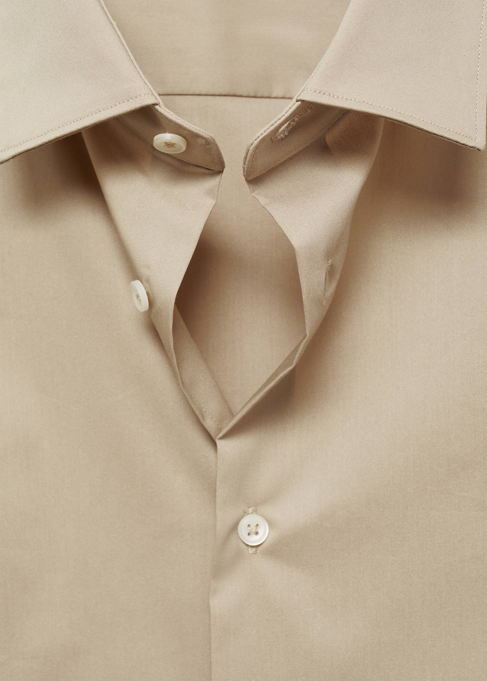 Regular-fit stretch cotton shirt - Details of the article 8