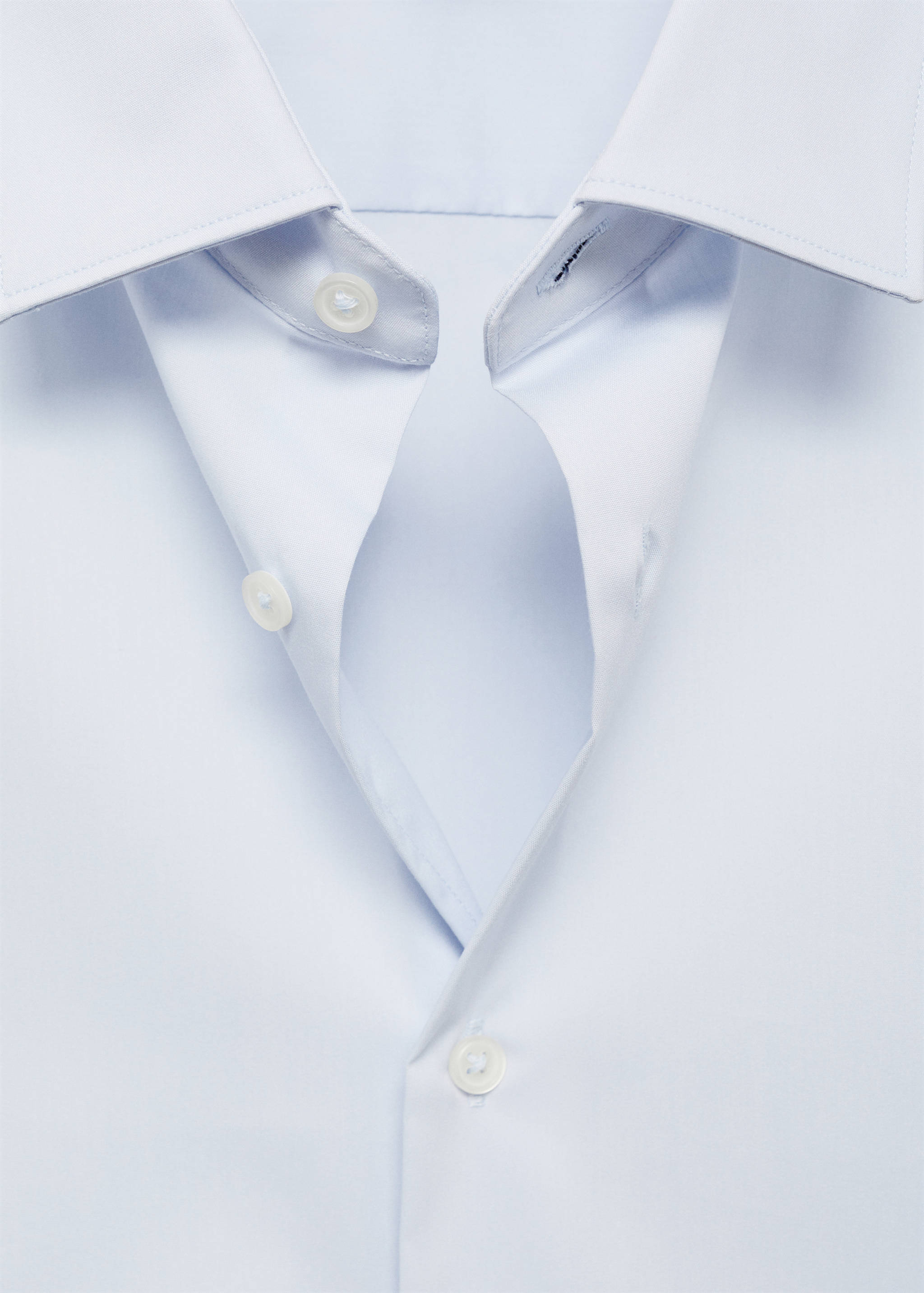 Regular-fit stretch cotton shirt - Details of the article 8