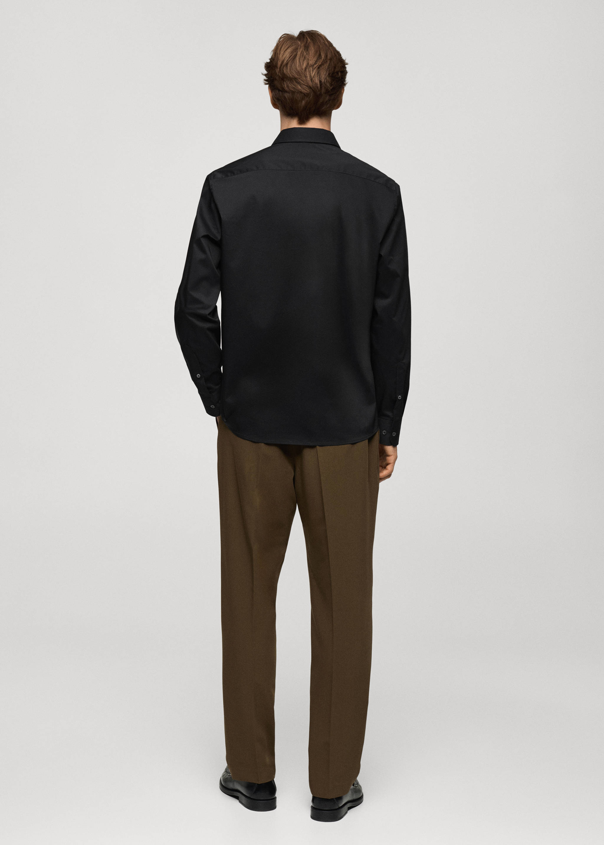 Camisa regular fit algodón stretch - Reverso del artículo