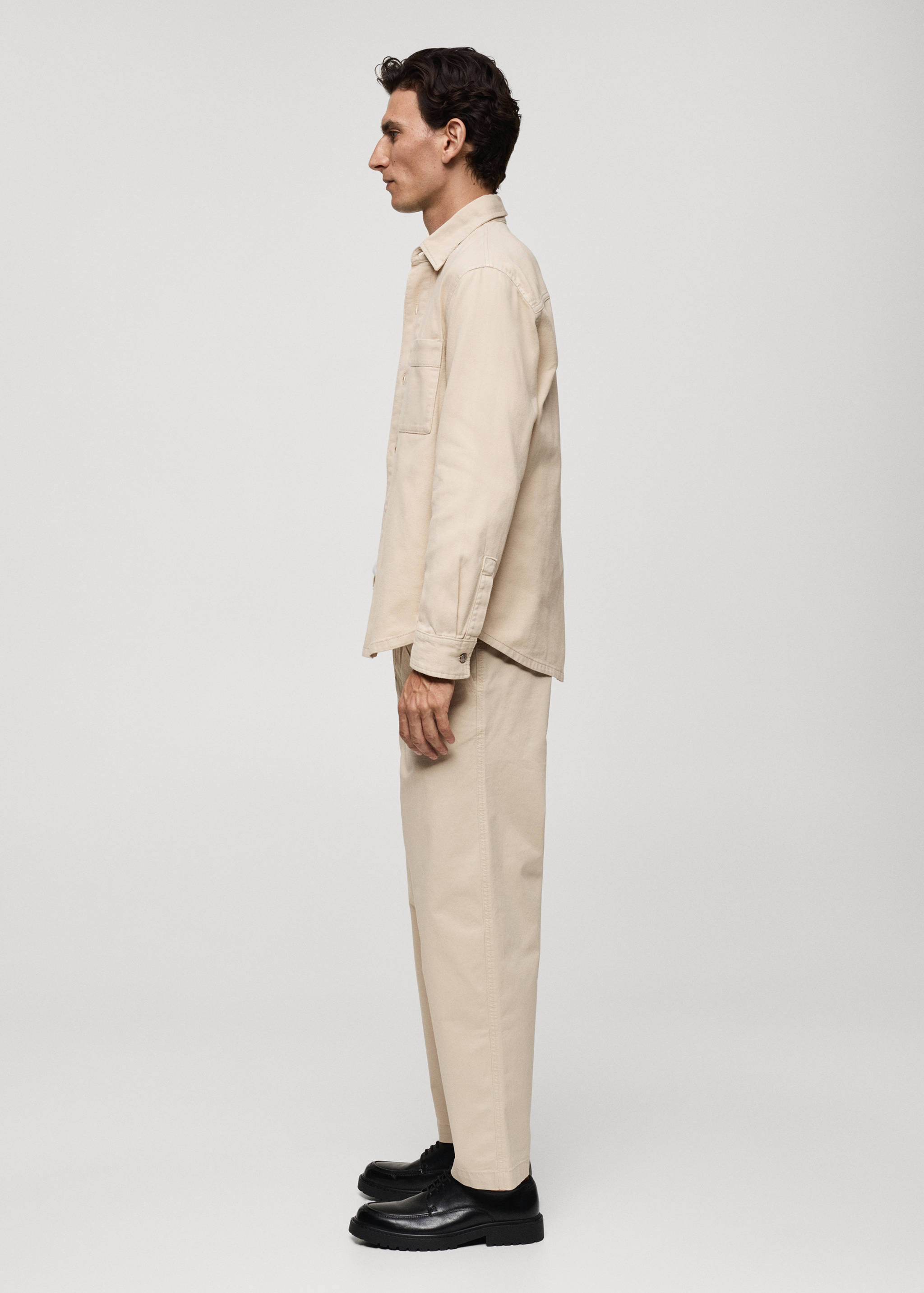 Pocket denim overshirt - Details of the article 2