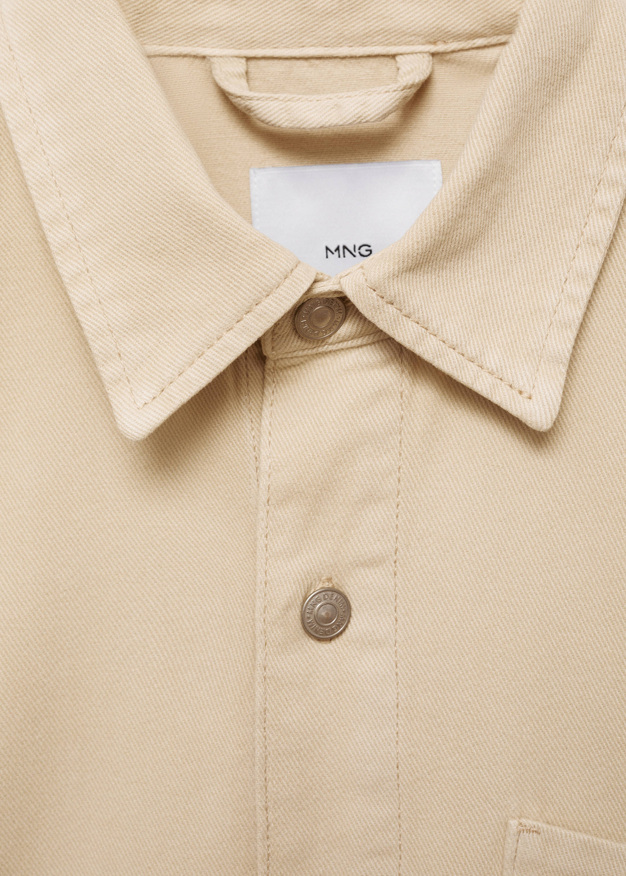 Pocket denim overshirt - Details of the article 8