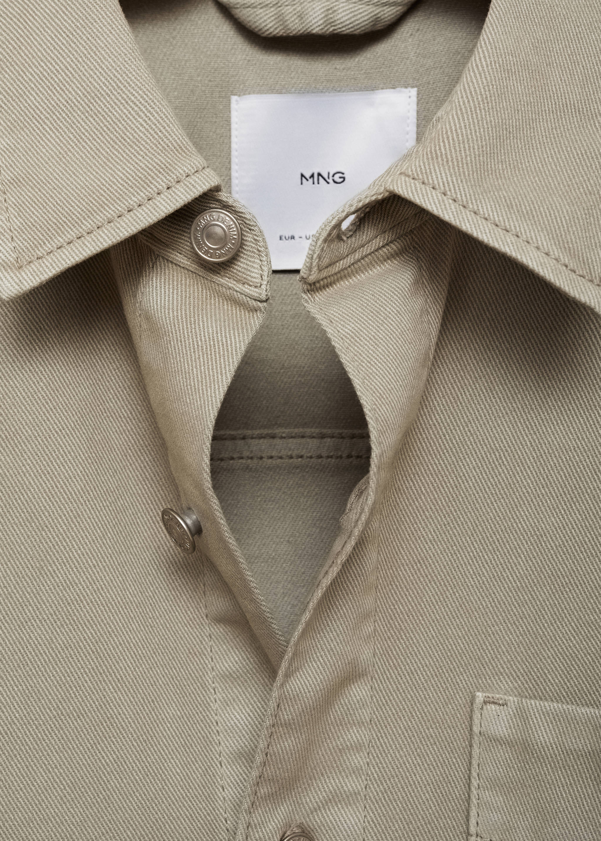 Pocket denim overshirt - Details of the article 8
