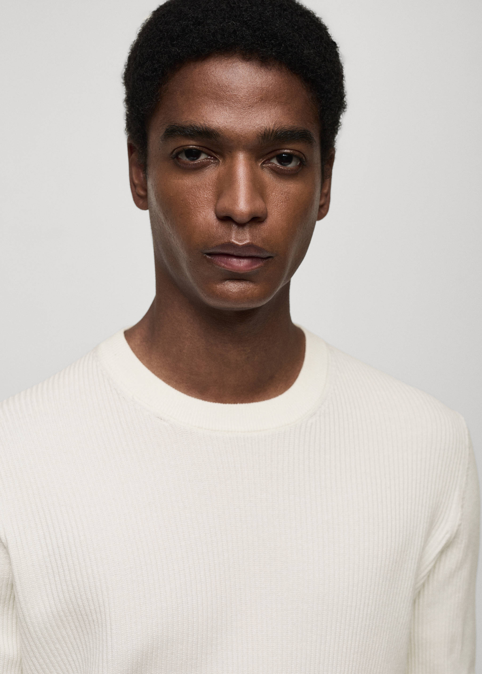 Rippstrickpullover aus Baumwolle - Detail des Artikels 1