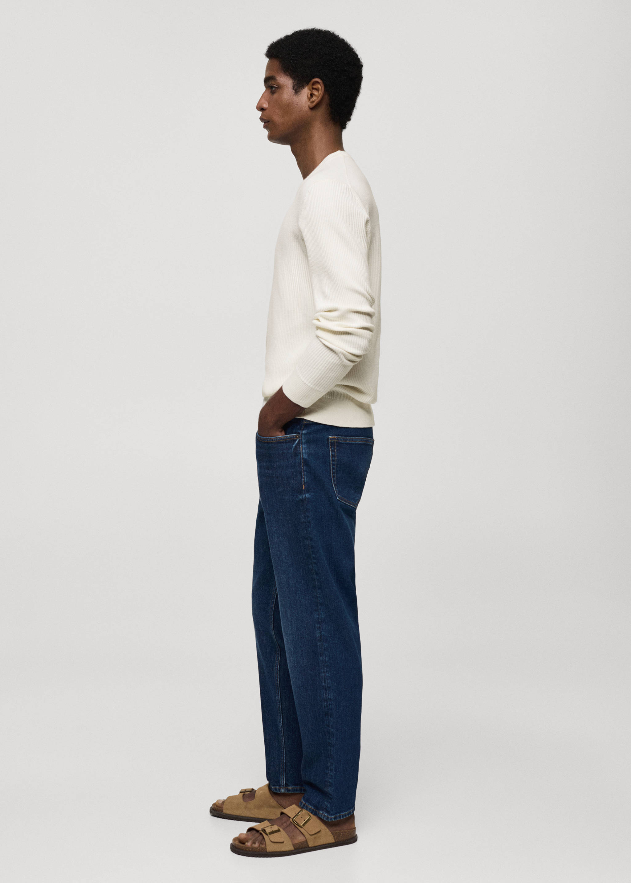 Rippstrickpullover aus Baumwolle - Detail des Artikels 2