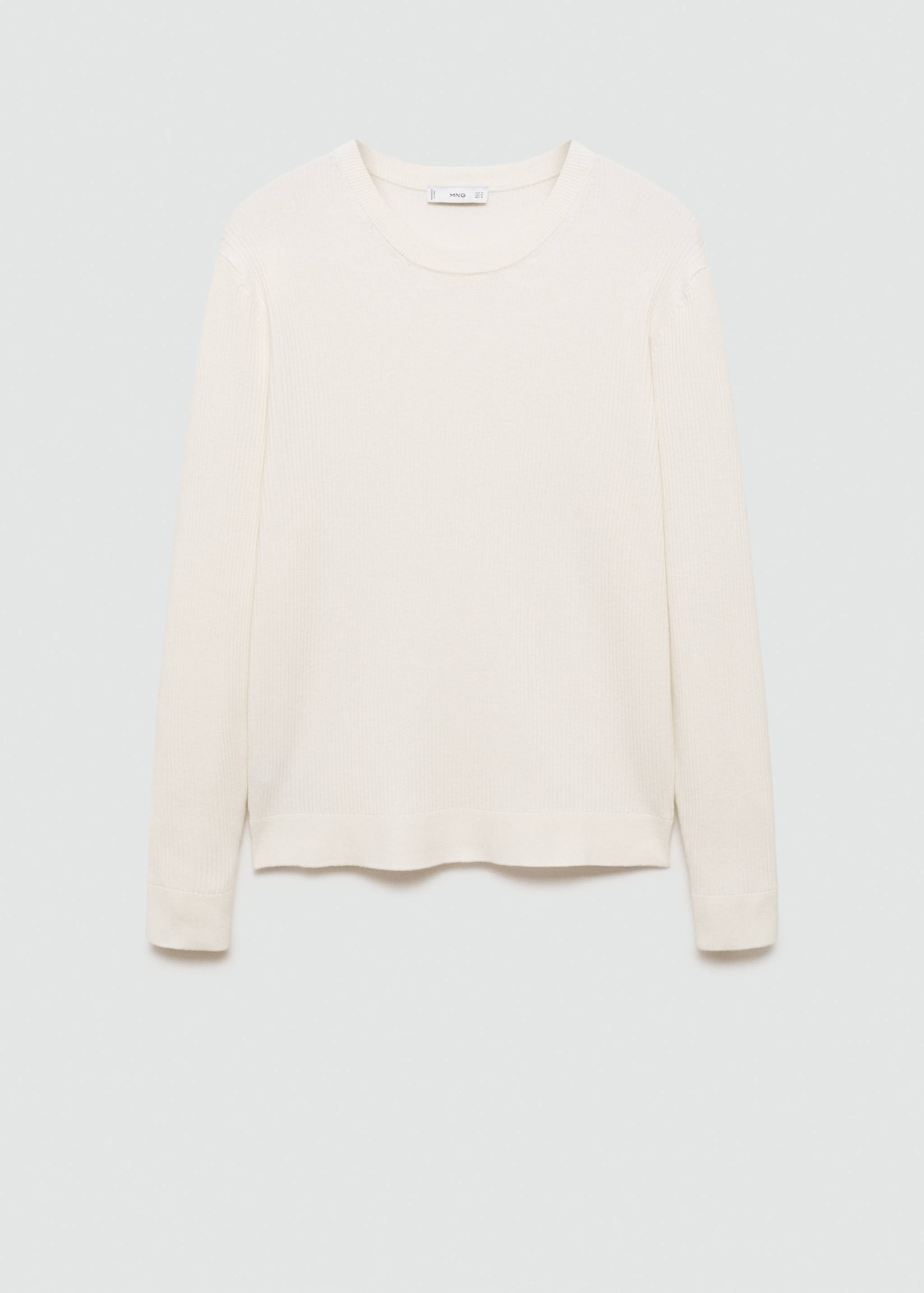 Rippstrickpullover aus Baumwolle - Artikel ohne Model