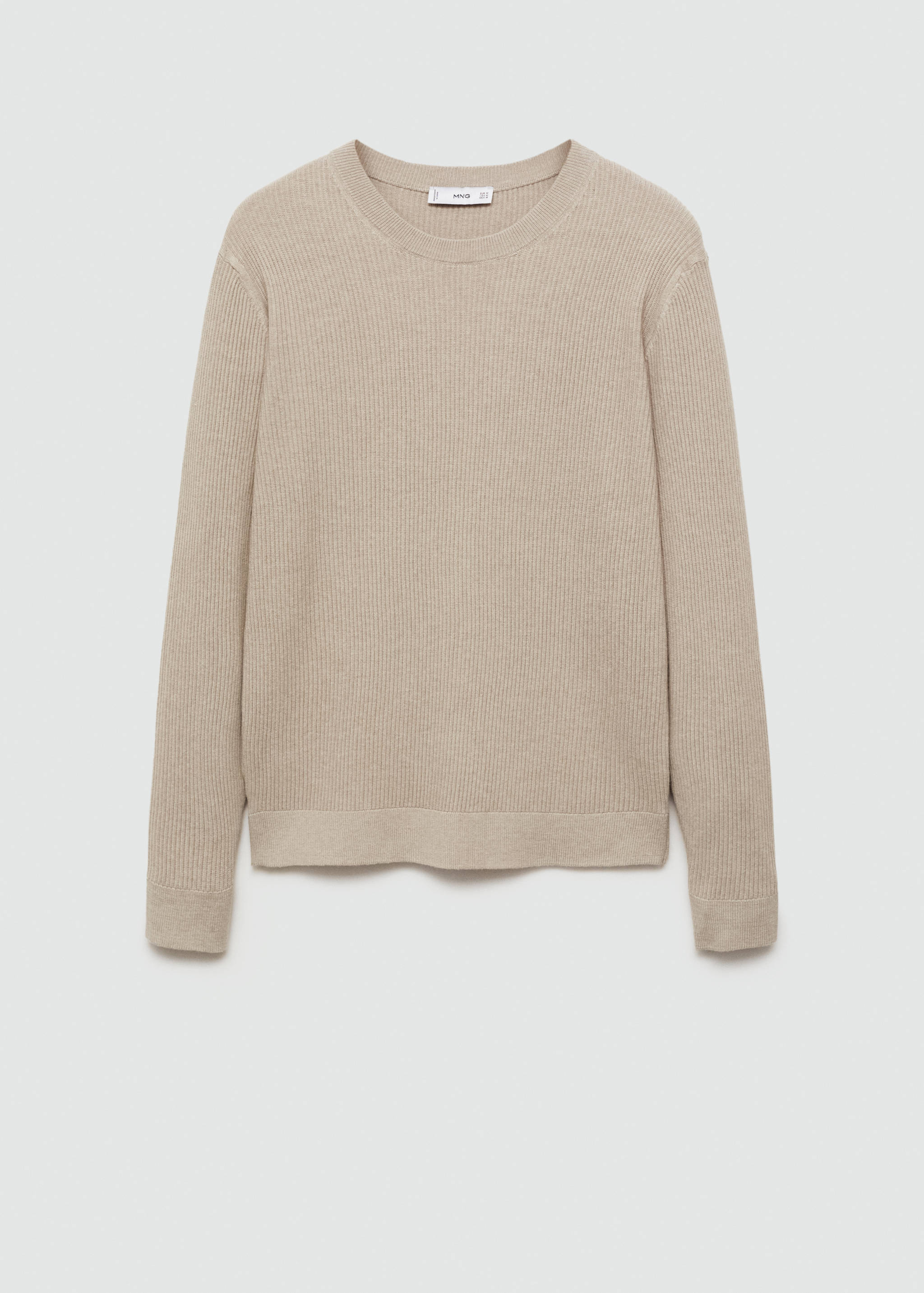 Rippstrickpullover aus Baumwolle - Artikel ohne Model