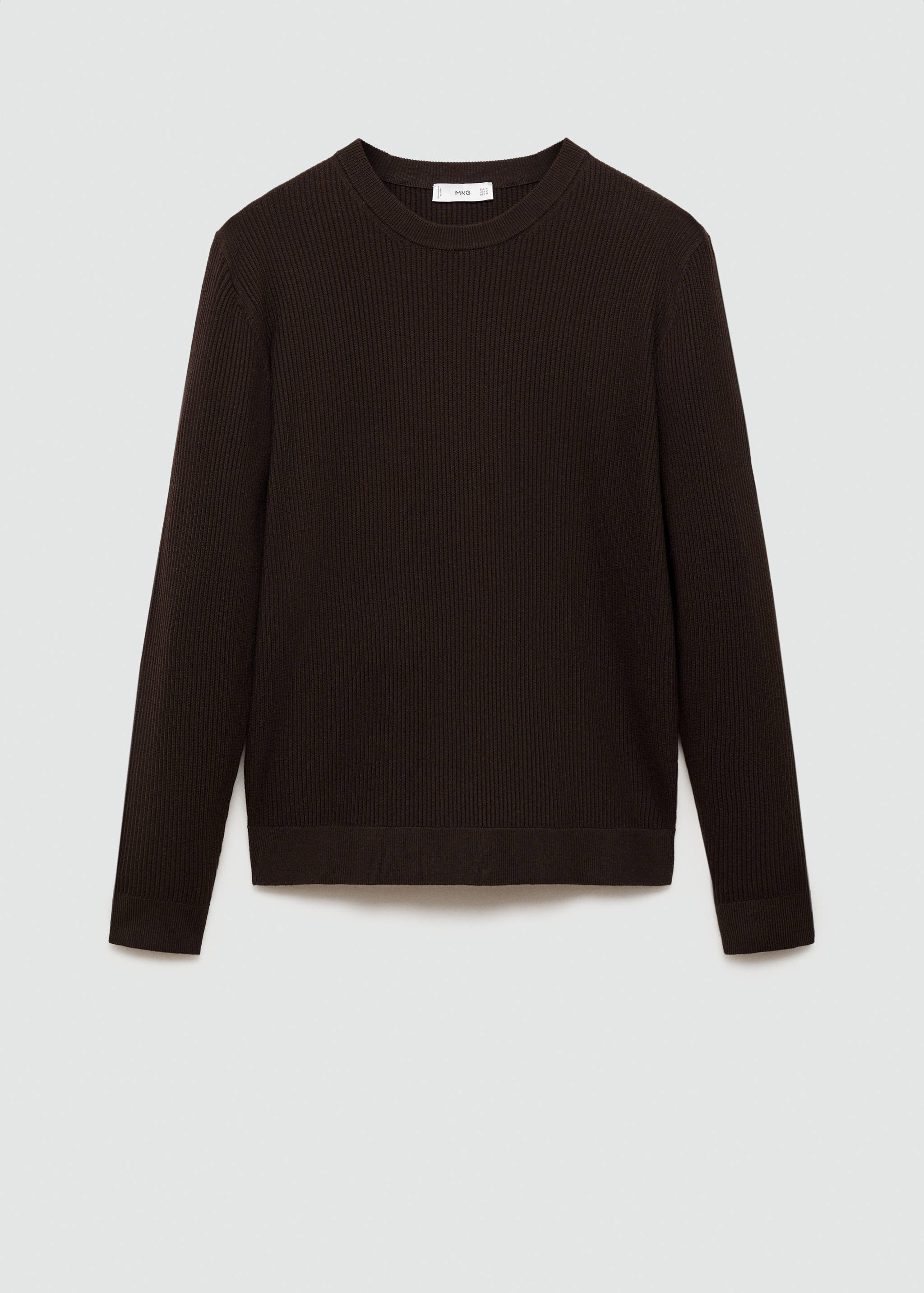 Rippstrickpullover aus Baumwolle - Artikel ohne Model