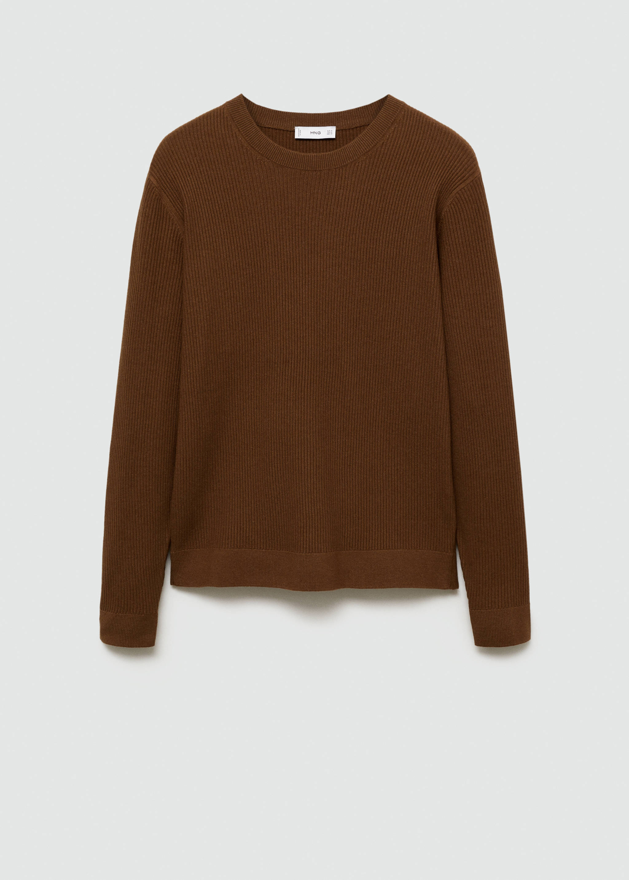 Rippstrickpullover aus Baumwolle - Artikel ohne Model