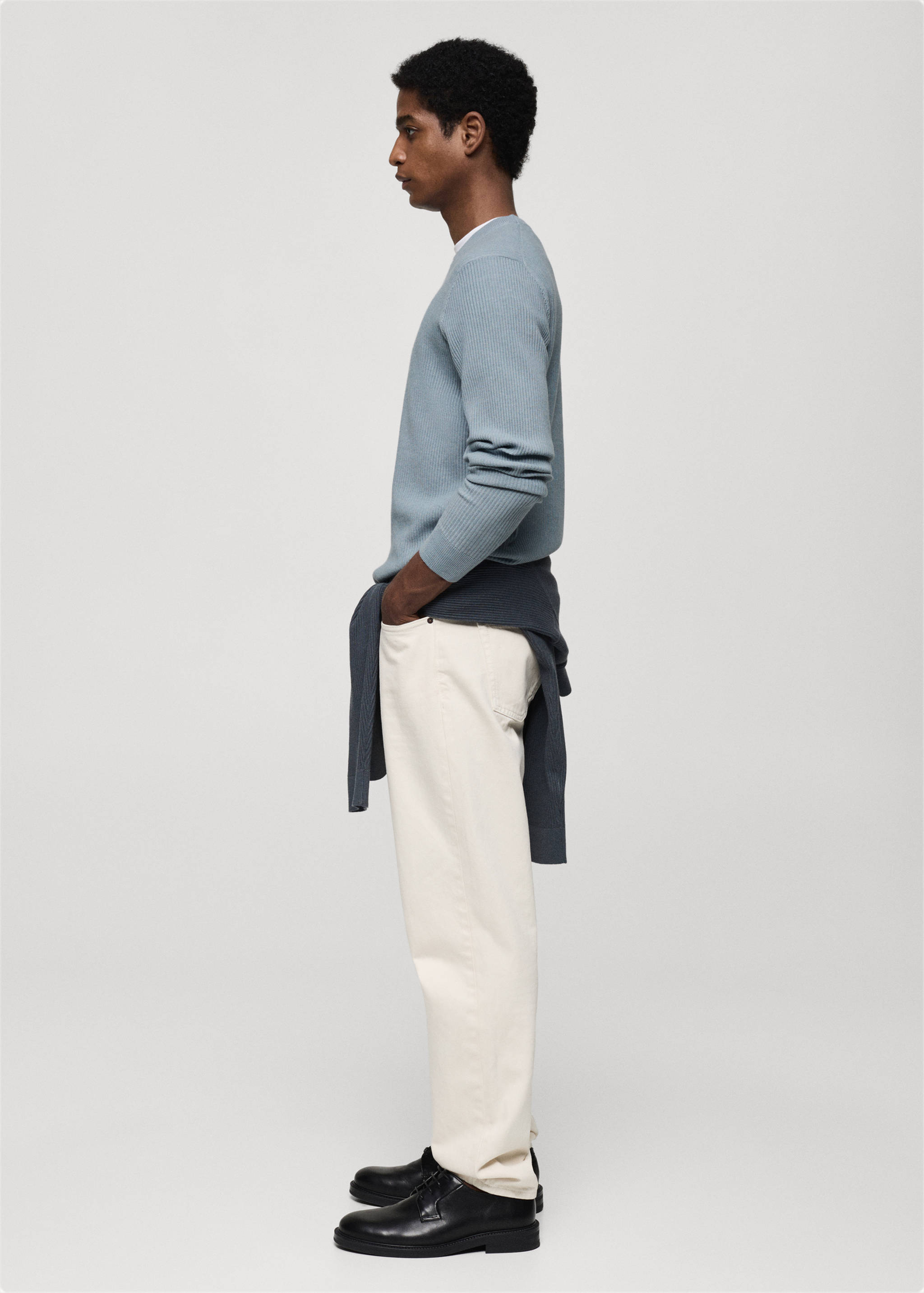 Rippstrickpullover aus Baumwolle - Detail des Artikels 2