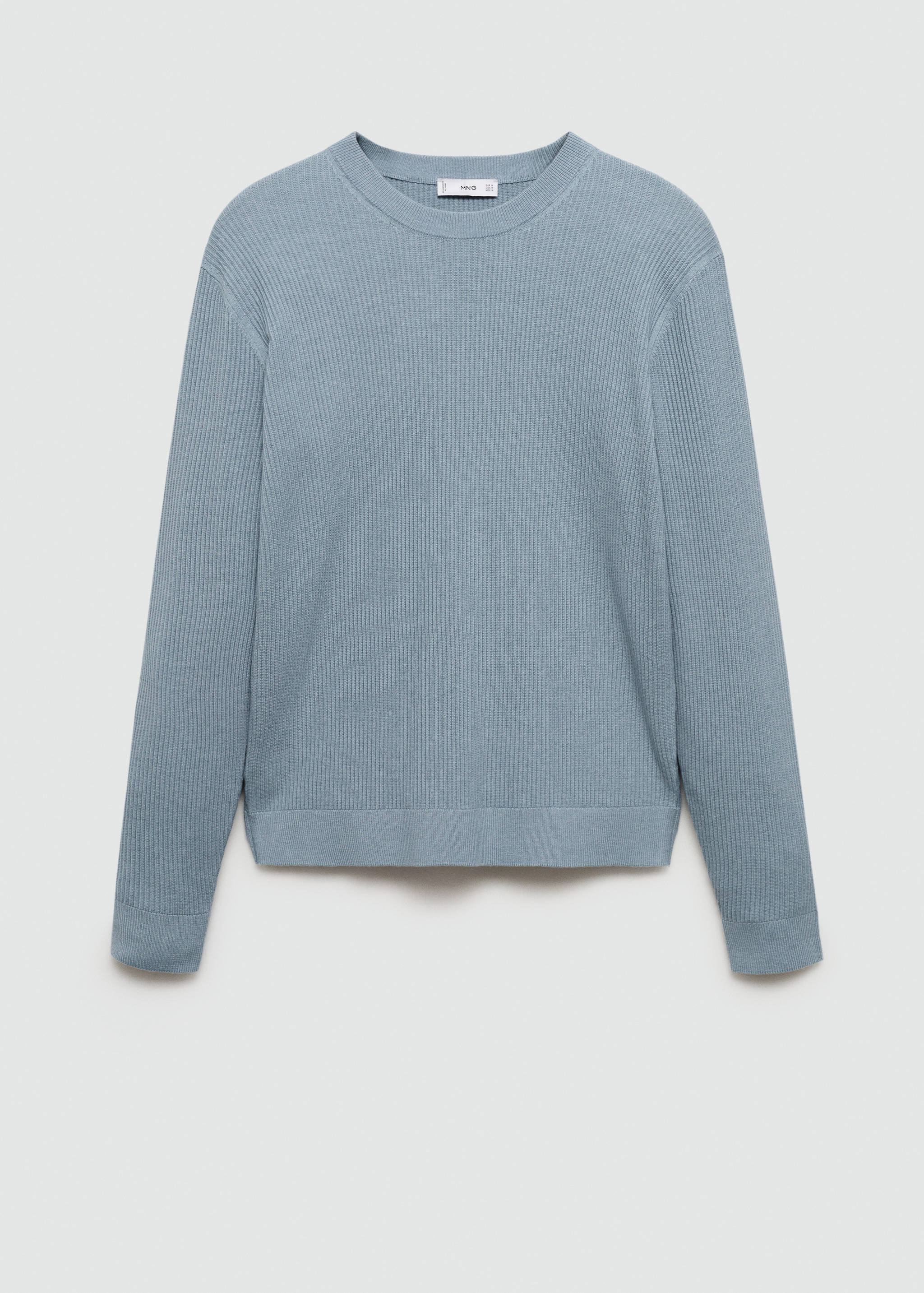 Rippstrickpullover aus Baumwolle - Artikel ohne Model