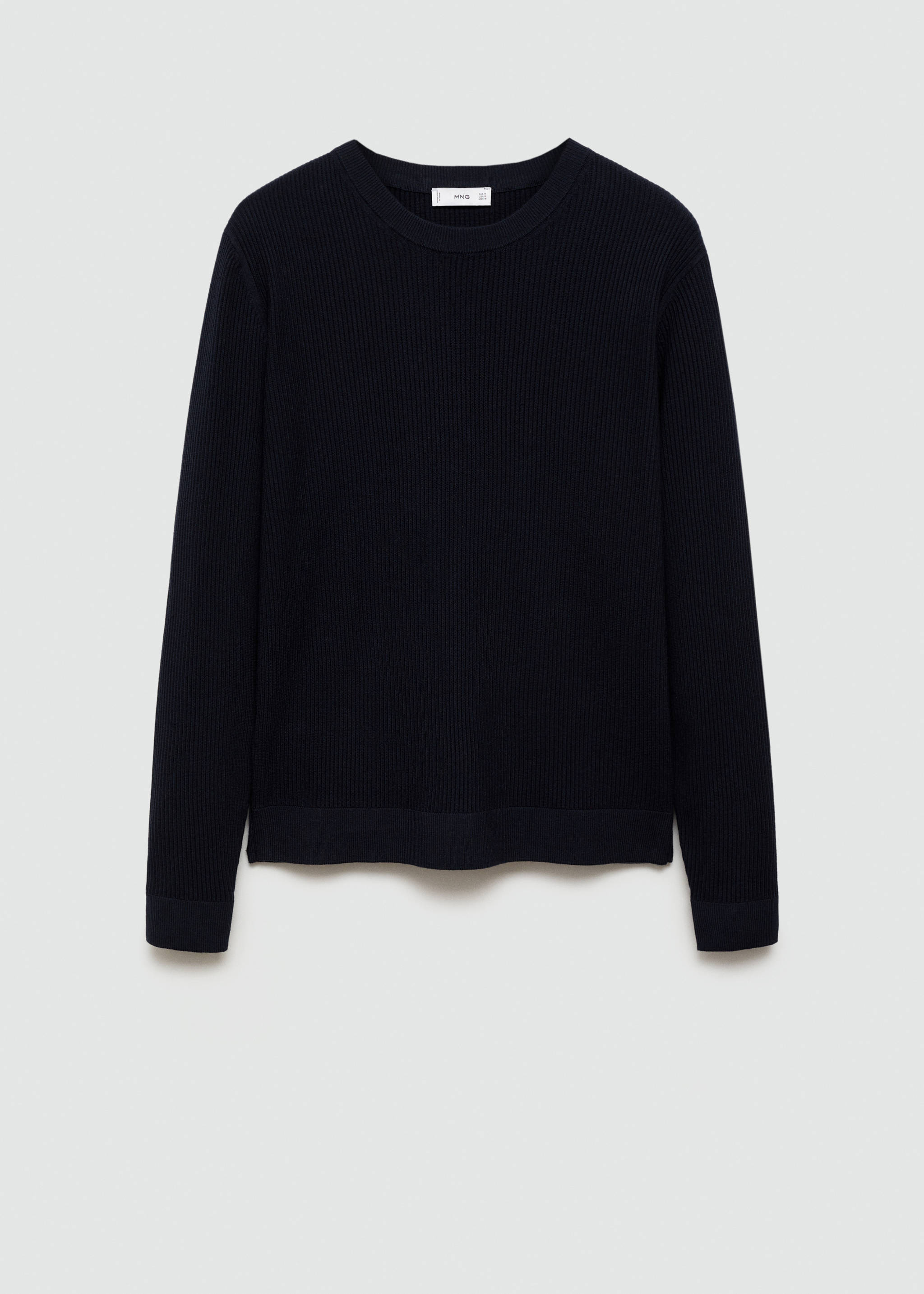 Rippstrickpullover aus Baumwolle - Artikel ohne Model