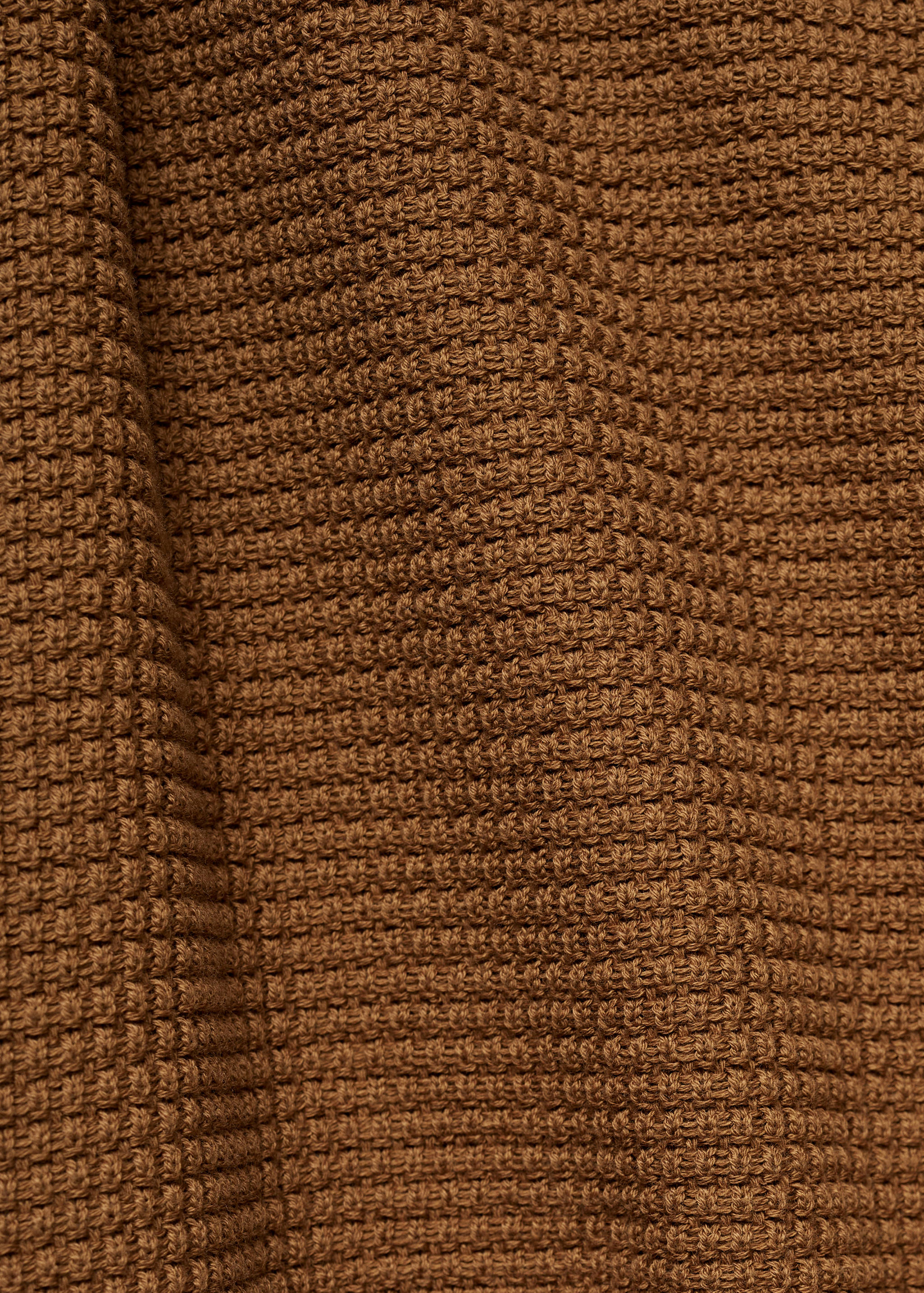 Polo de malha média de algodão com estrutura - Pormenor do artigo 0