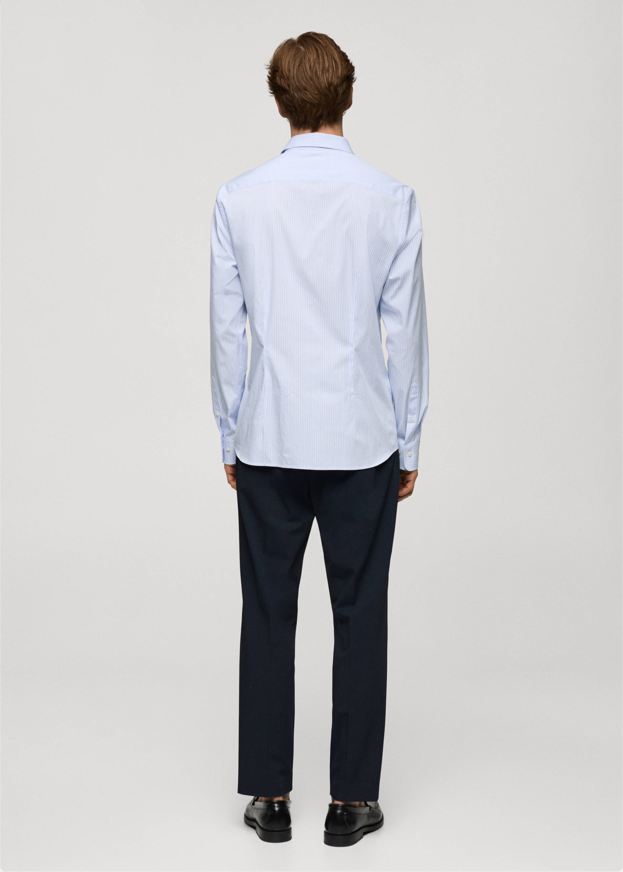 Chemise slim fit coton milleraies - Verso de l’article