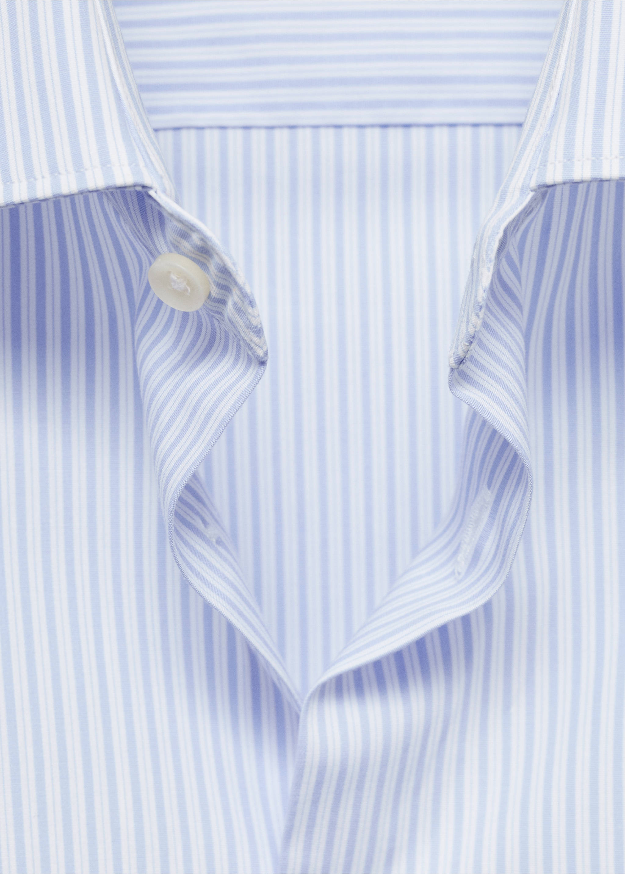 Chemise slim fit coton milleraies - Détail de l'article 8, Bleu ciel. Ref: 77064448-00.