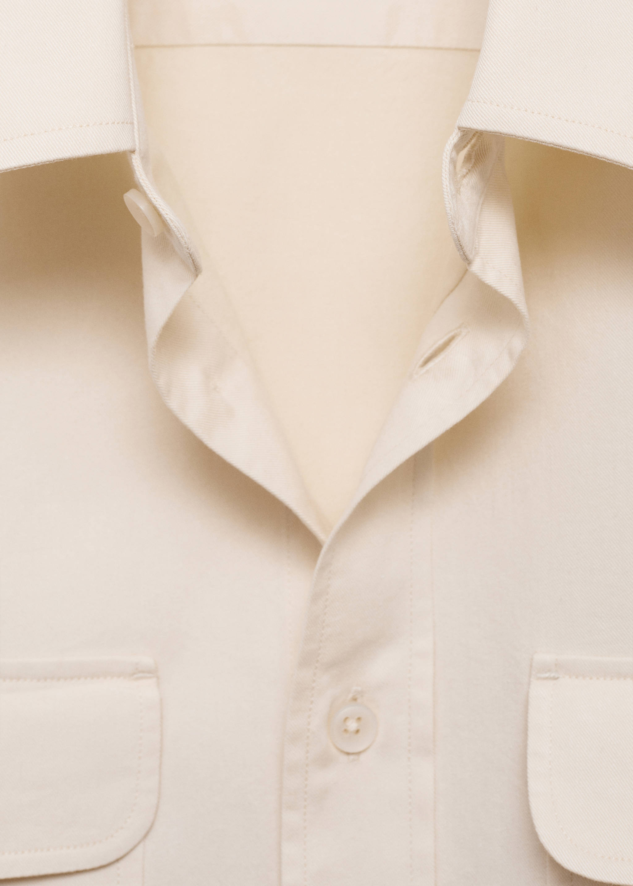 Twill katoenen overhemdjasje met zakken - Detail van het artikel 8