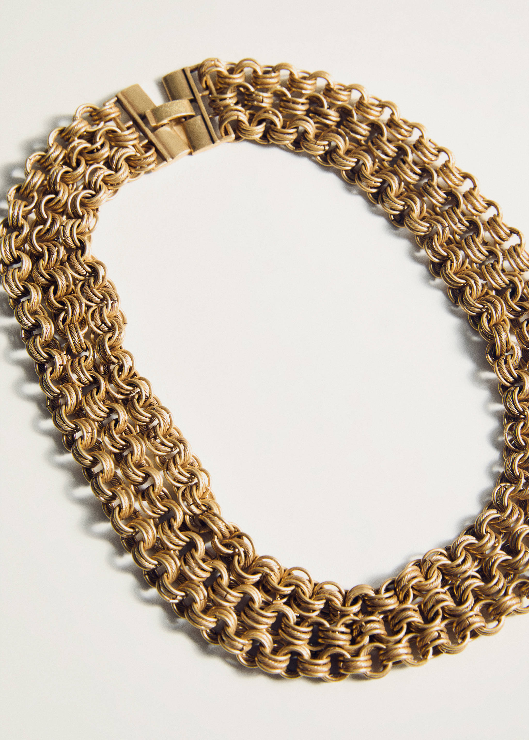 Gliederhalskette im Material-Mix - Detail des Artikels 5