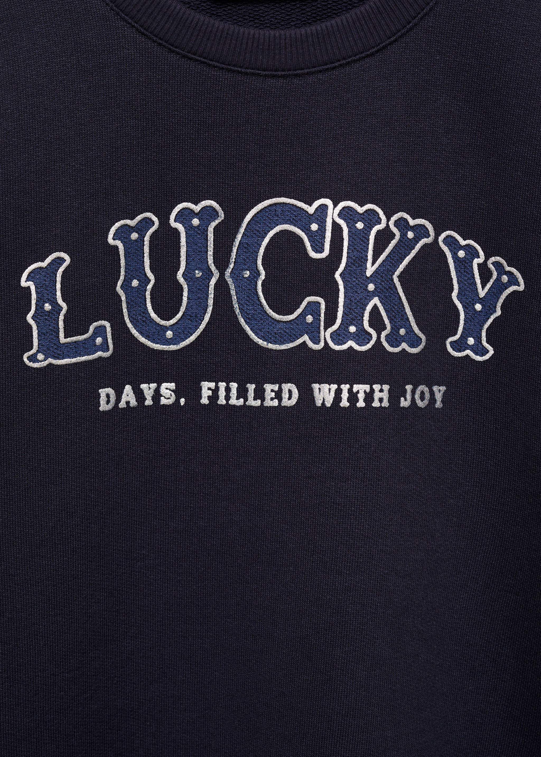 Texture details print sweatshirt - Details of the article 8