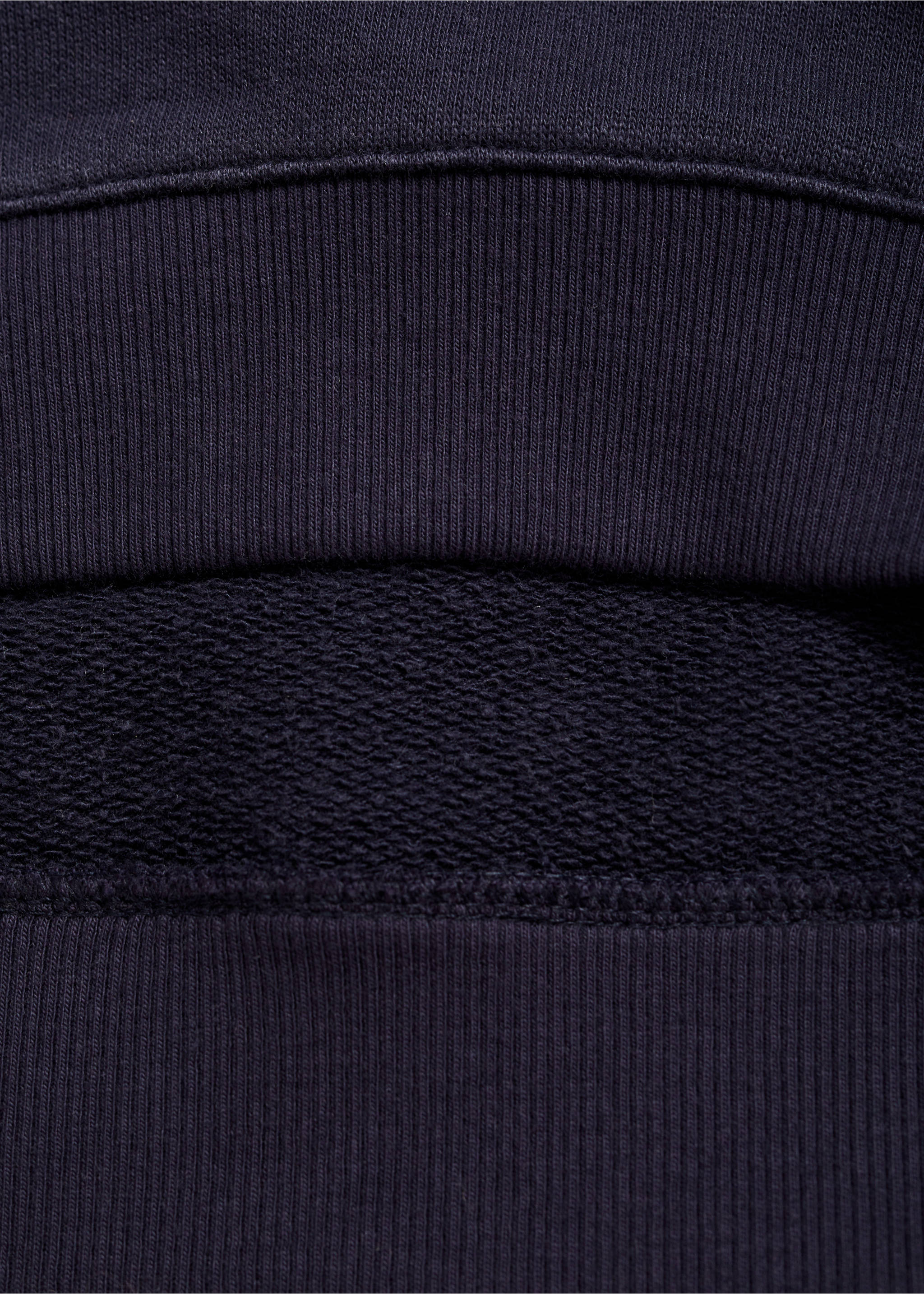 Texture details print sweatshirt - Details of the article 0, Dark Navy. Ref: 77064455-00.