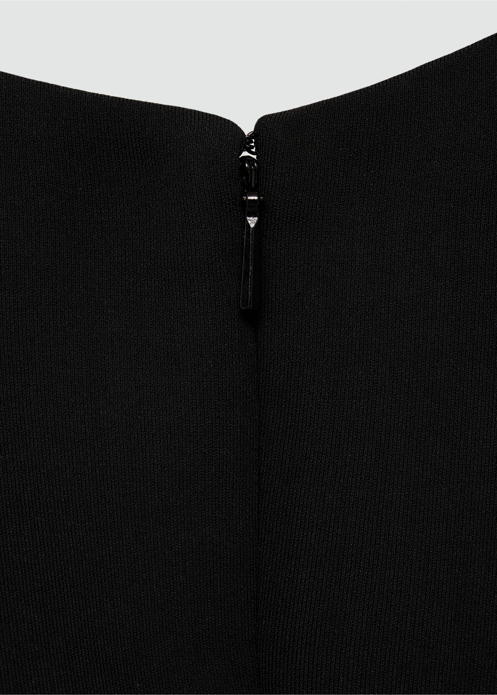 Crop top with wide straps - Details of the article 0, Black. Ref: 77064766-00.