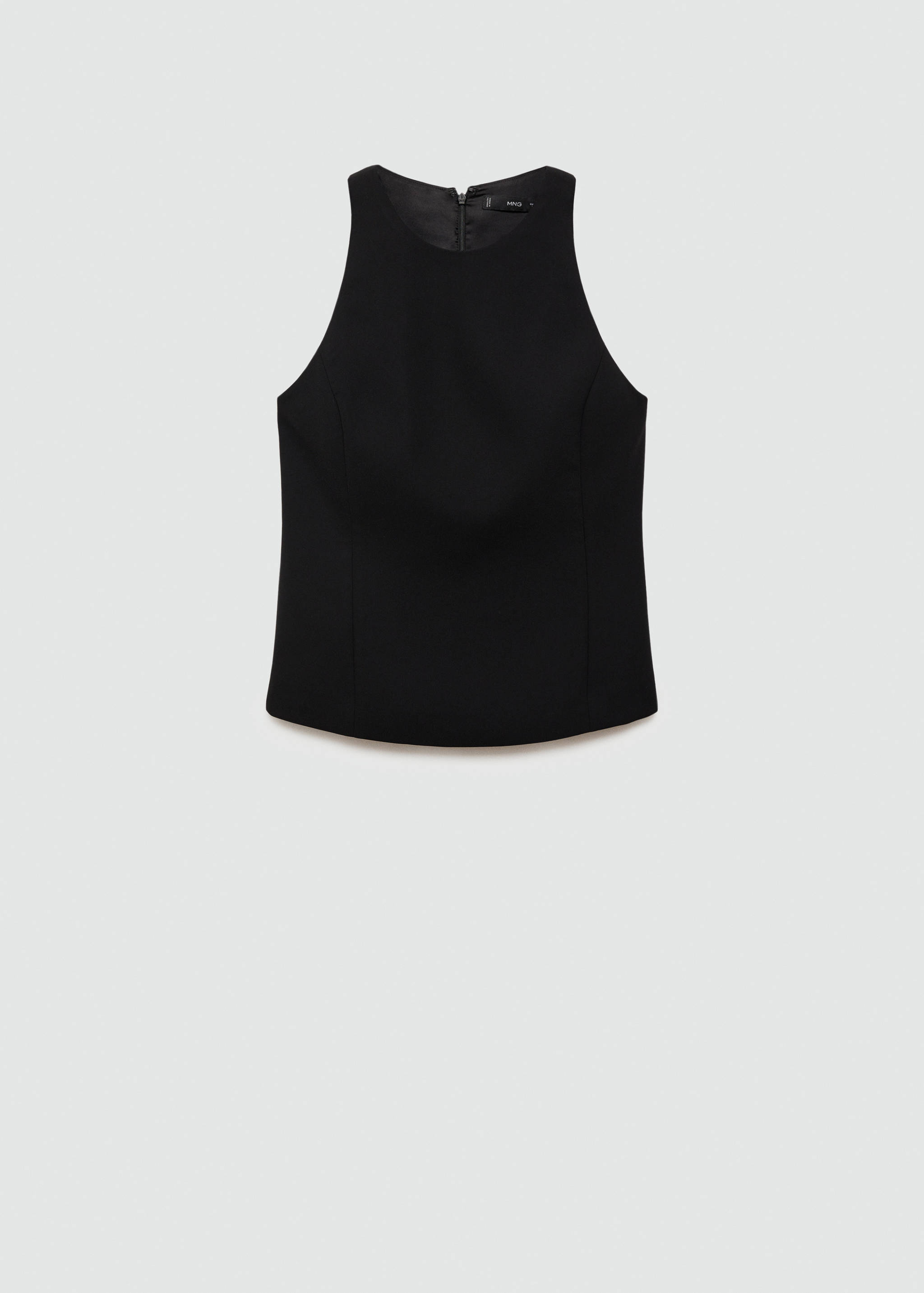 Crop top breda axelband - Artikel utan modell