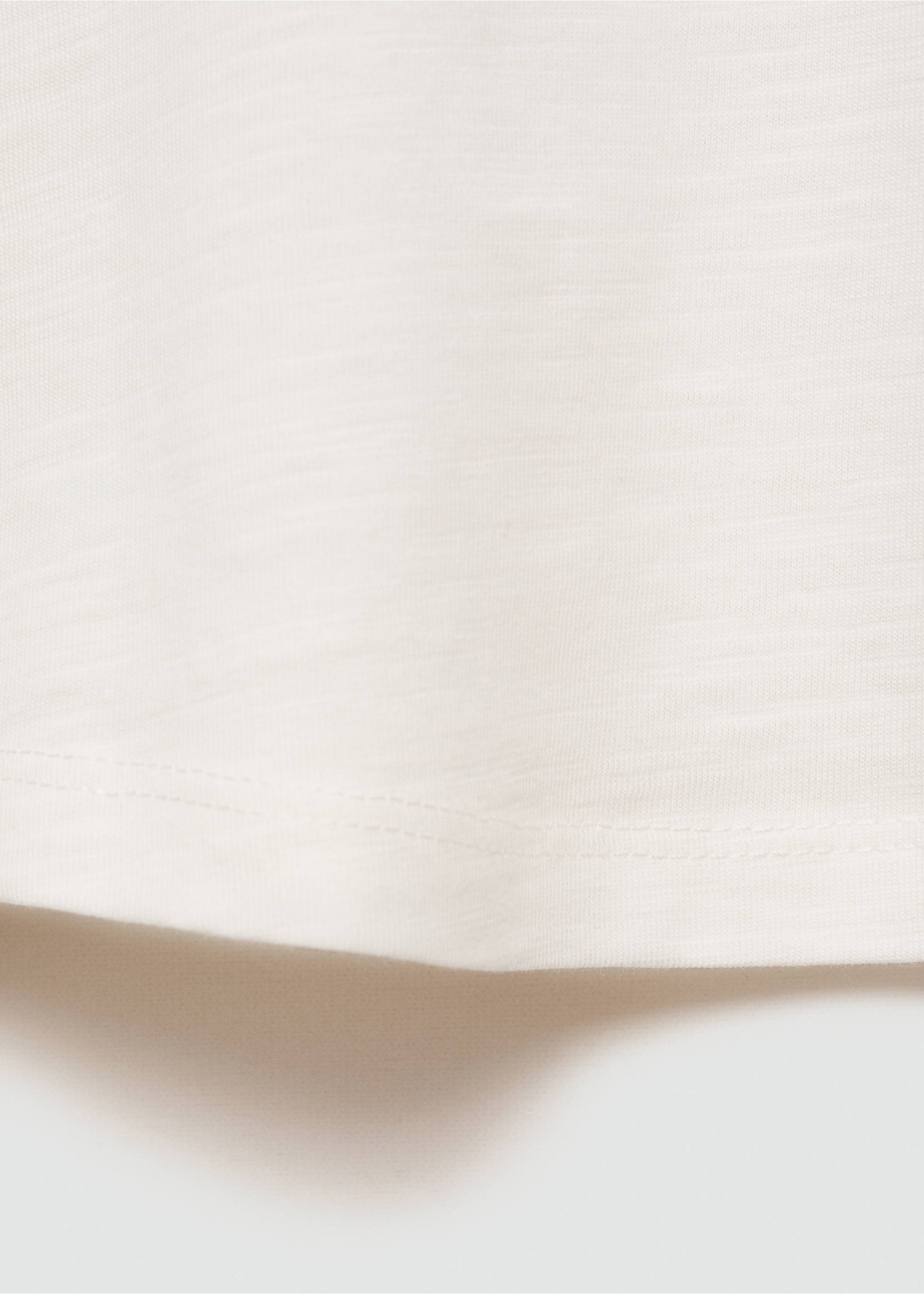 T-shirt manches longues imprimé - Détail de l'article 0, Blanc cassé. Ref: 77064768-00.