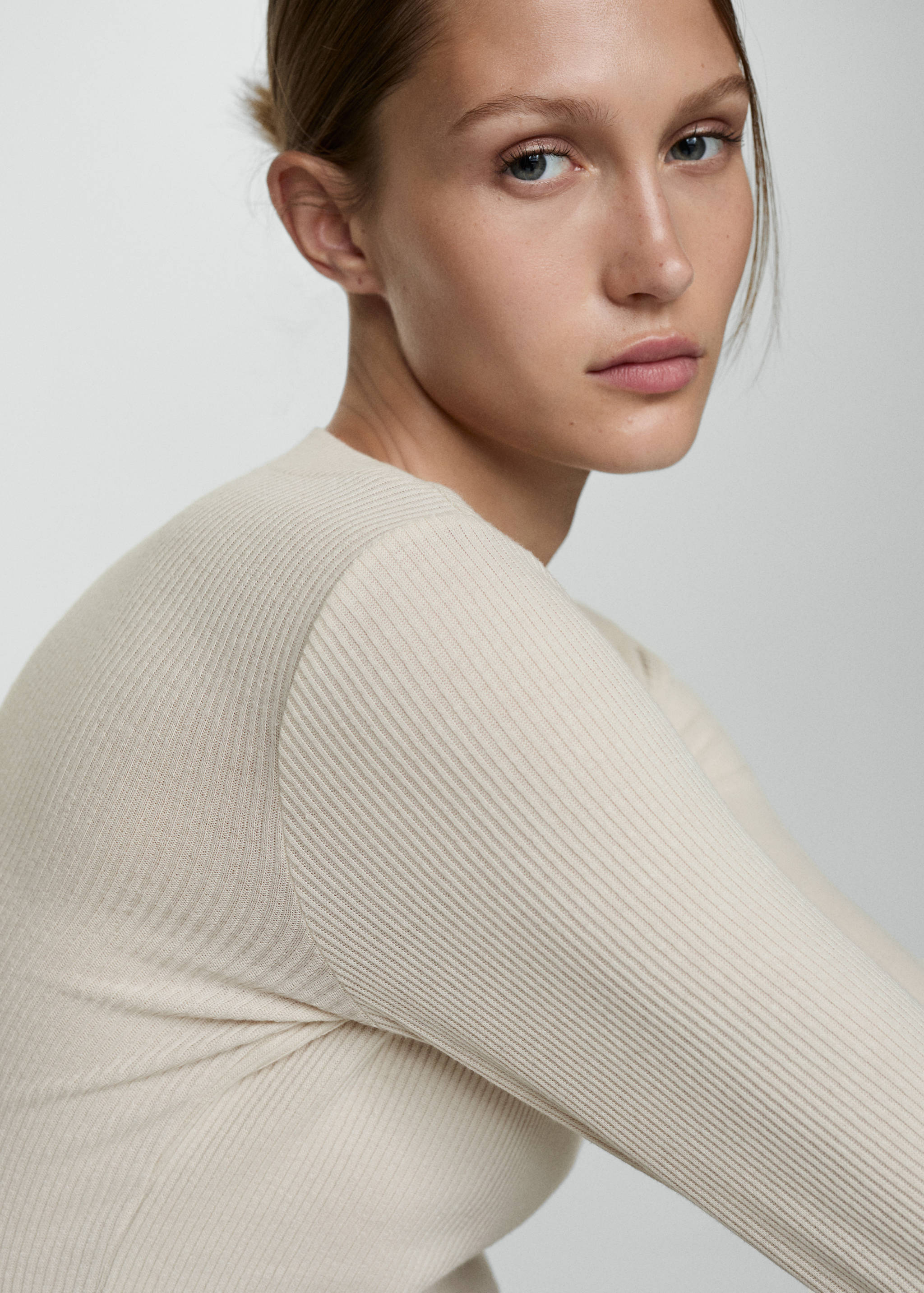 Camiseta punto manga larga - Detalle del artículo 1