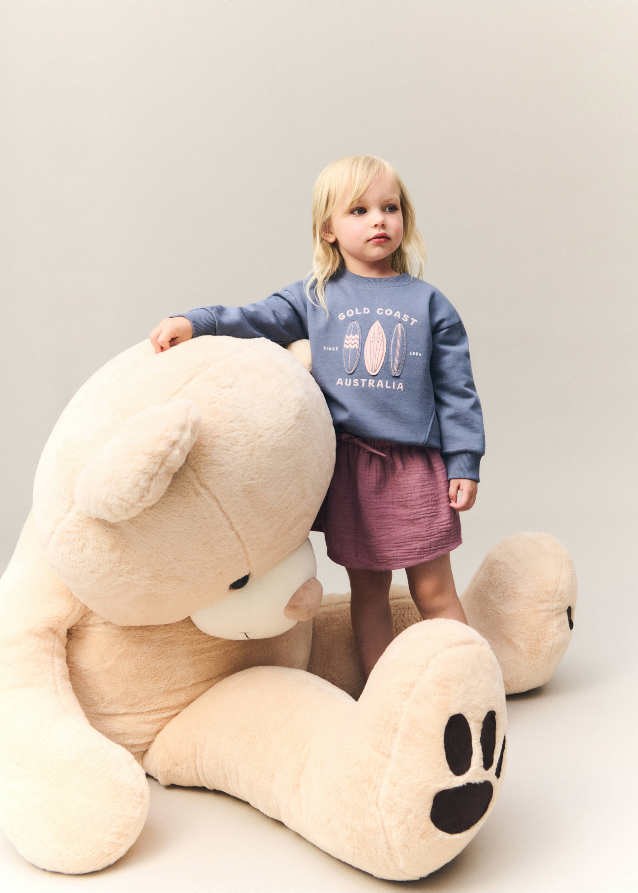 Jupe-culotte en coton - Détail de l'article 5, Cerise. Ref: 77064770-00.