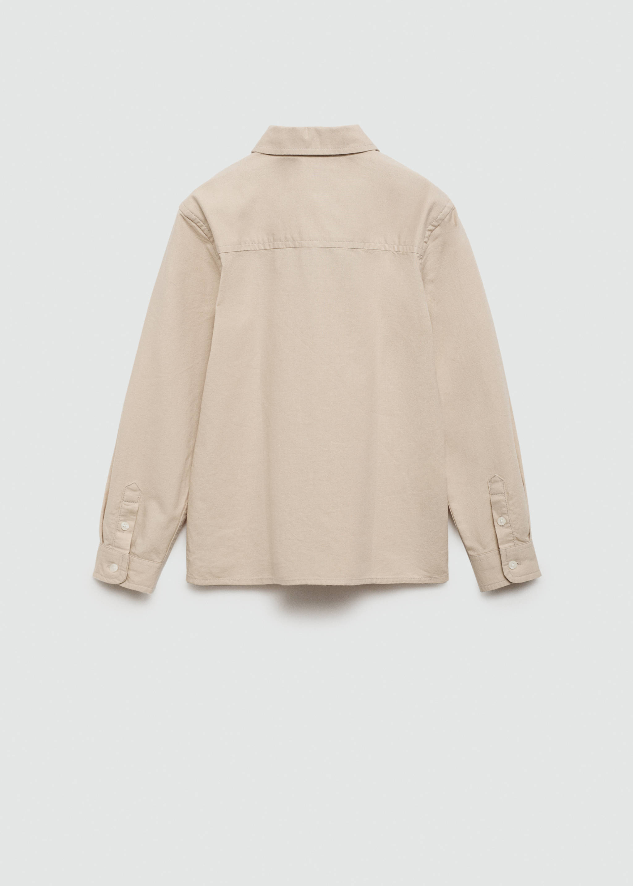 Regular fit cotton shirt - Reverse of the article