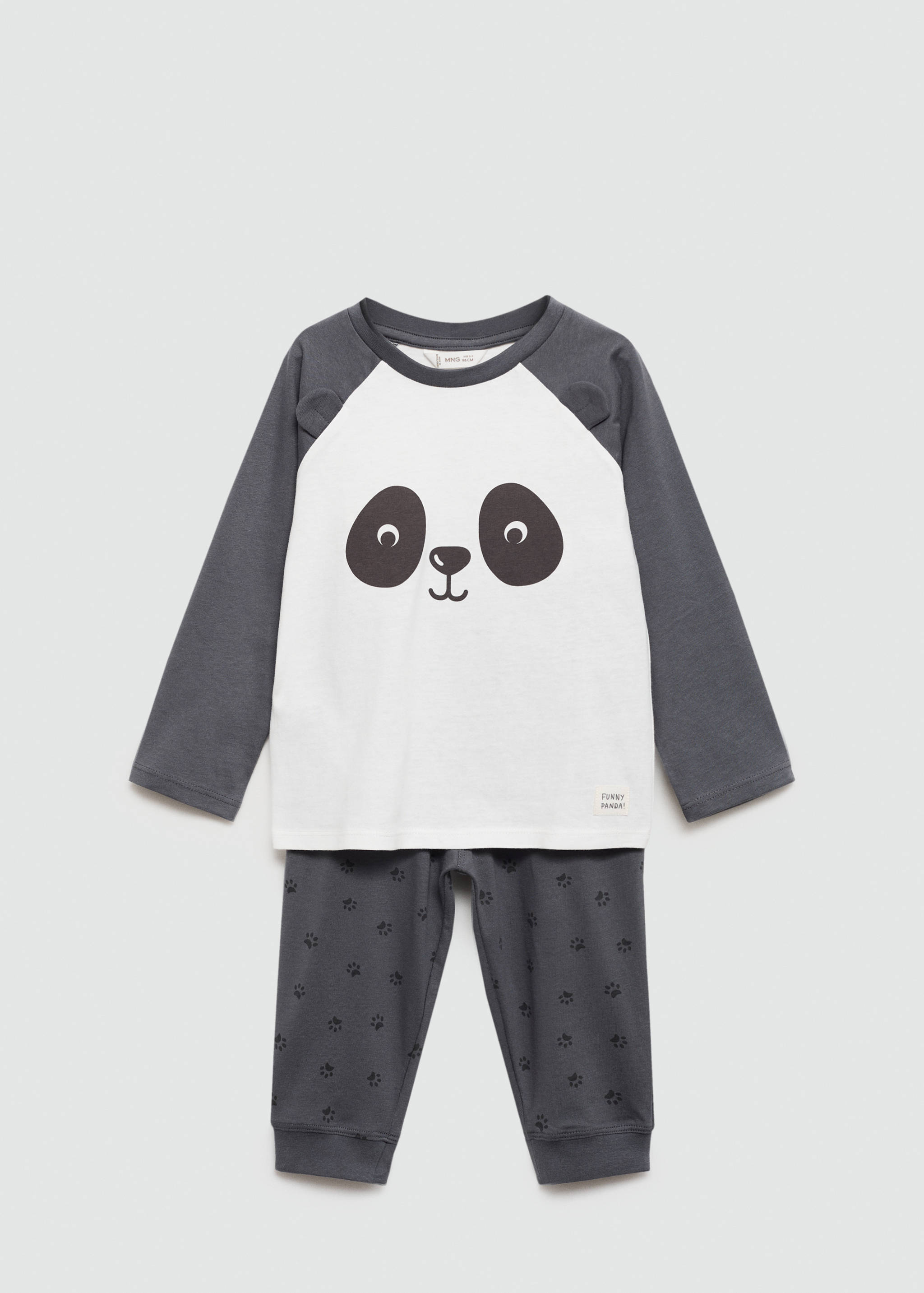 Langer Pandabär-Pijama - Artikel ohne Model