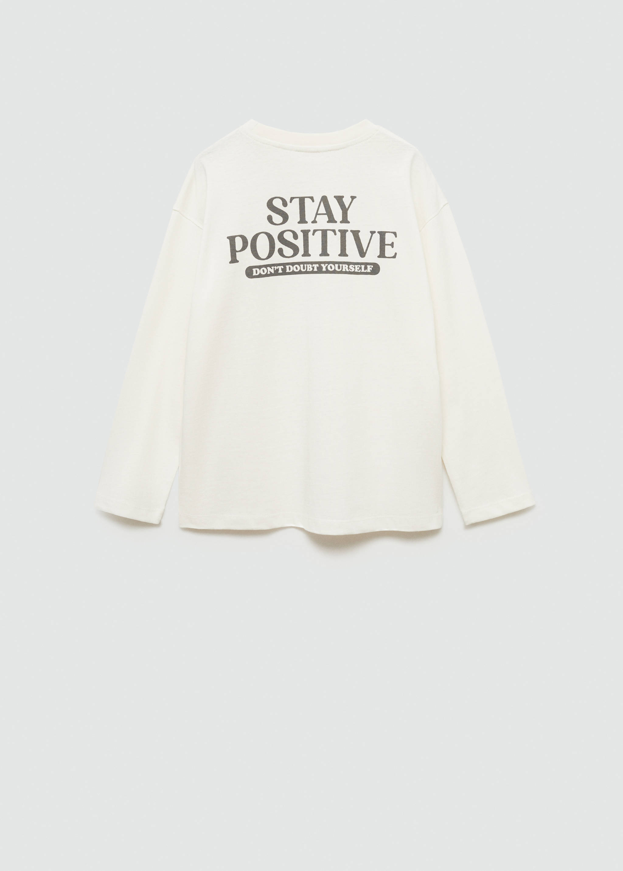 Printed long sleeve t-shirt - Reverse of the article