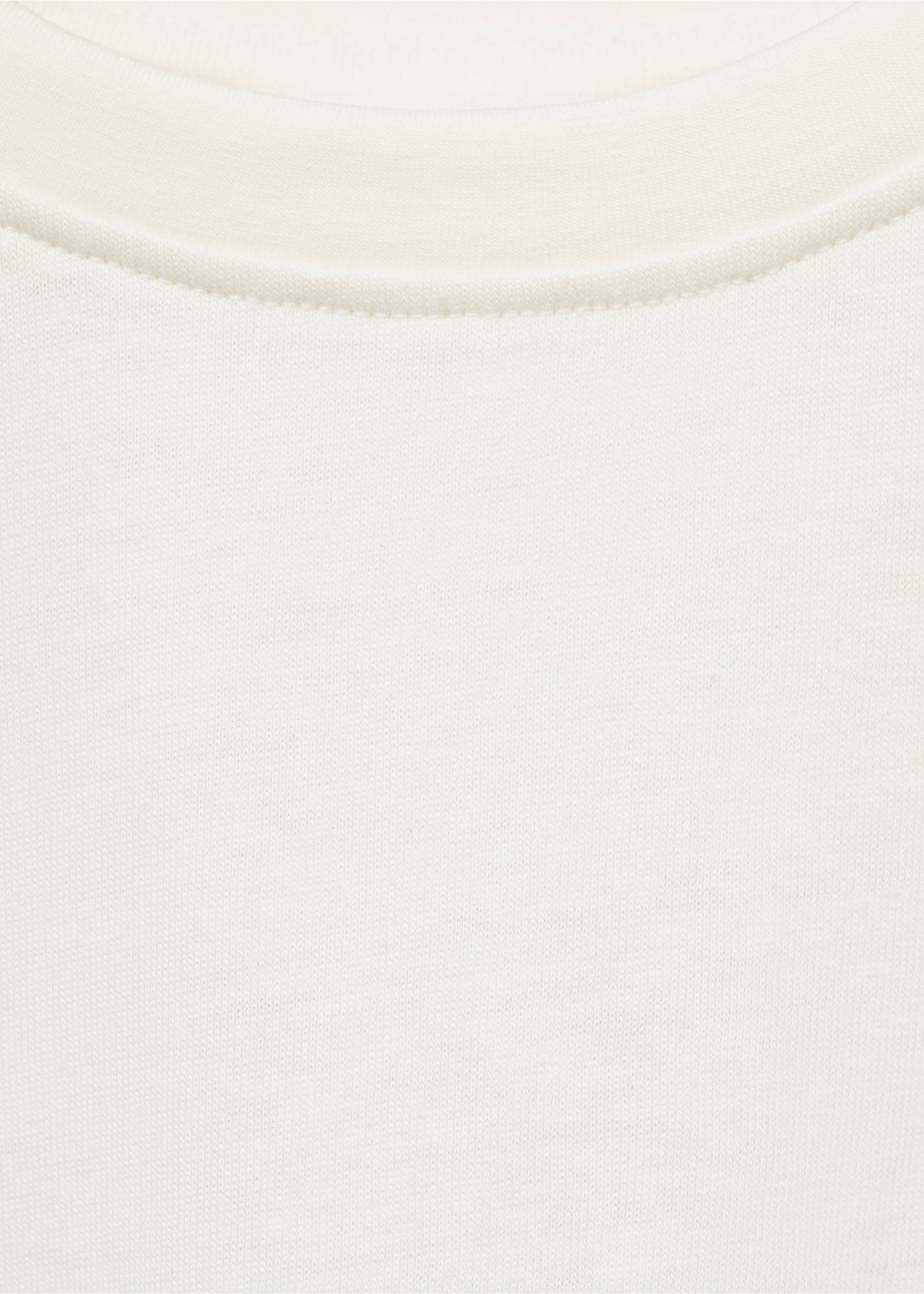 Printed long sleeve t-shirt - Details of the article 0, Off White. Ref: 77064783-00.