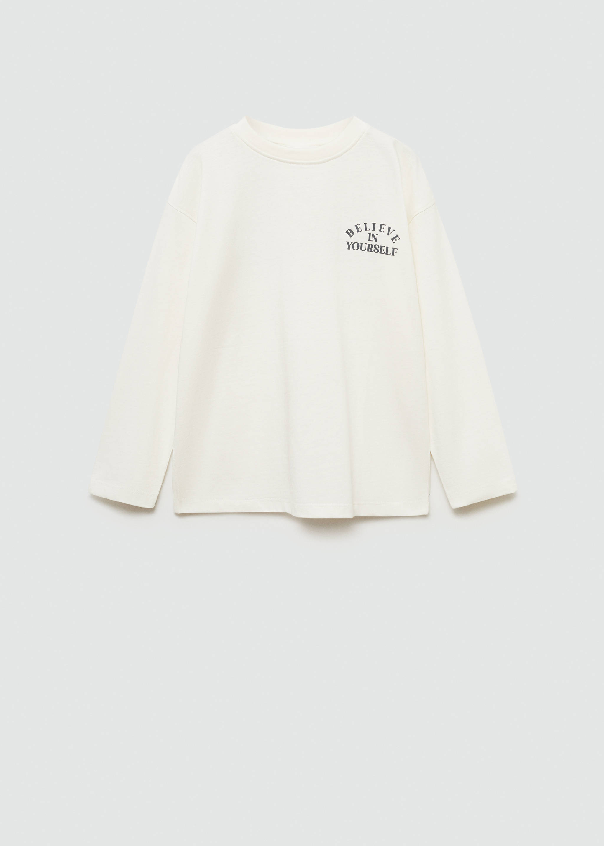 Mönstrad långärmad t-shirt - Artikel utan modell