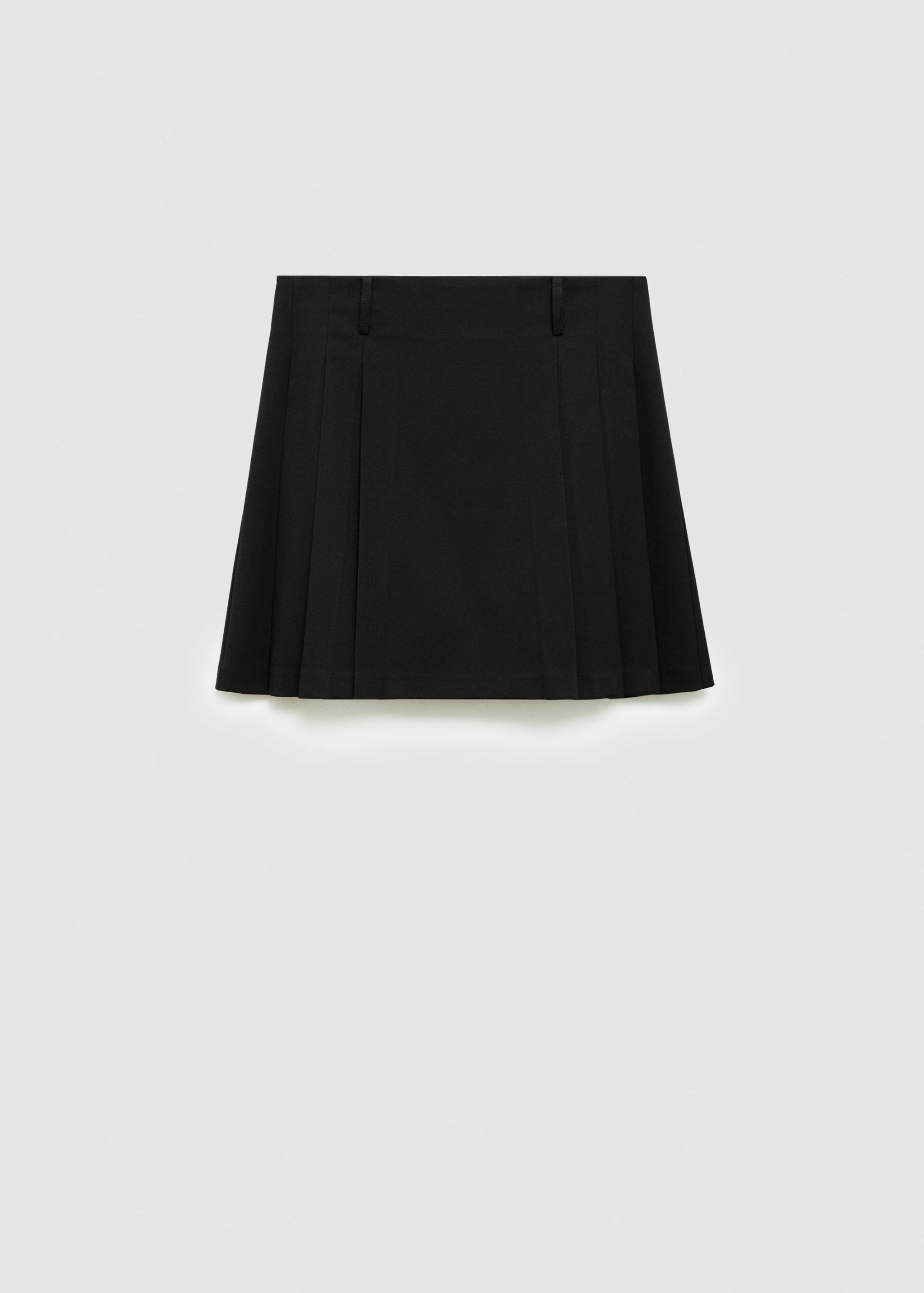 Pinstriped pleated skirt - Article without model