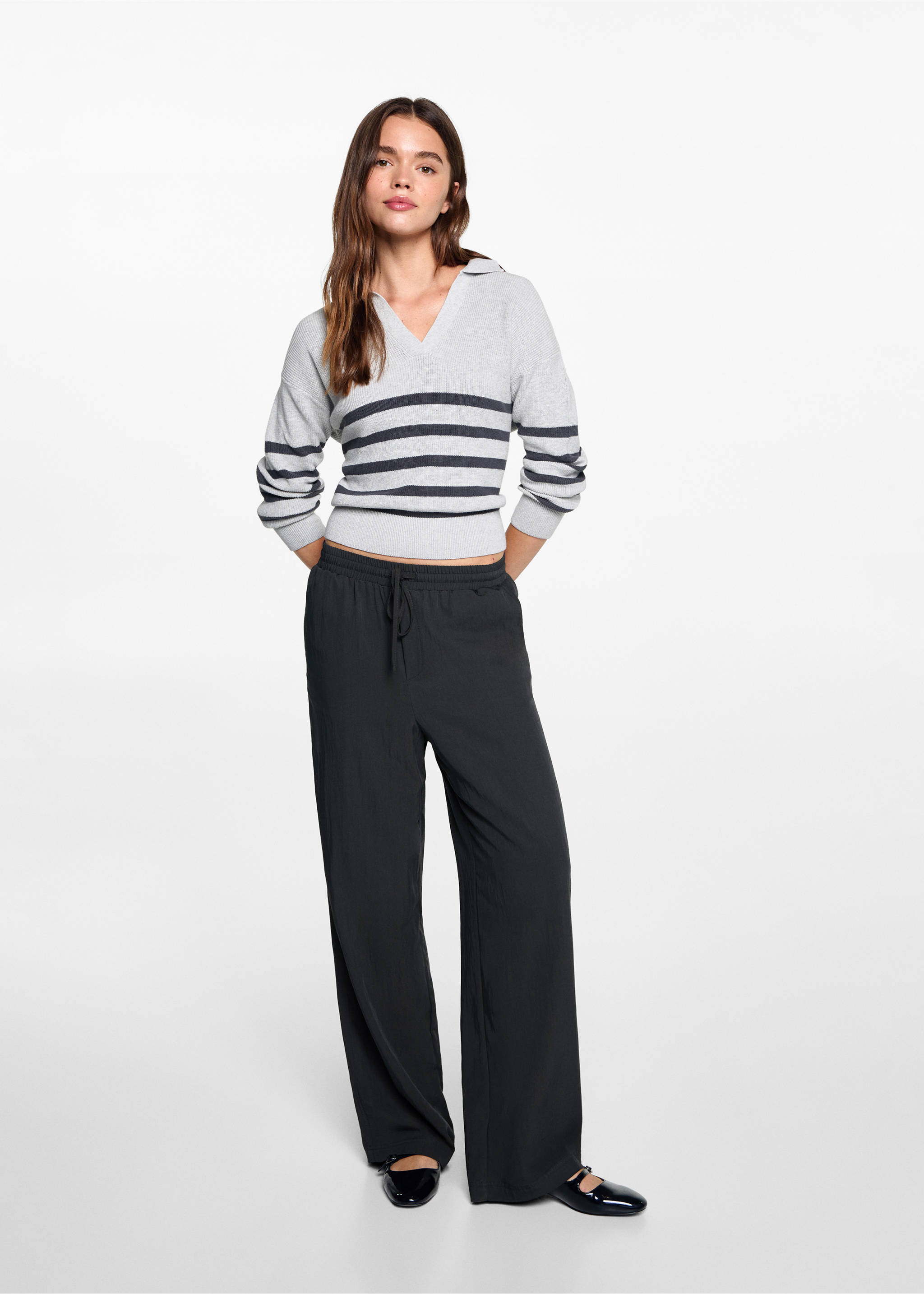 Fließende Hose - Allgemeine Ansicht, Anthrazit. Ref: 77064787-00.