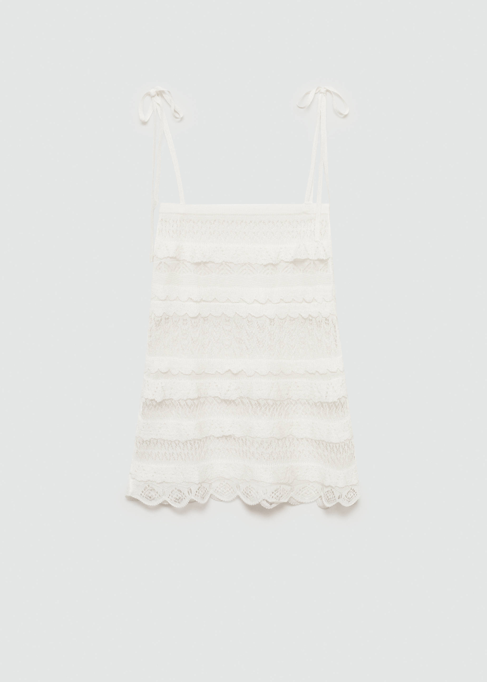 Top malha ponto aberto - Artigo sem modelo