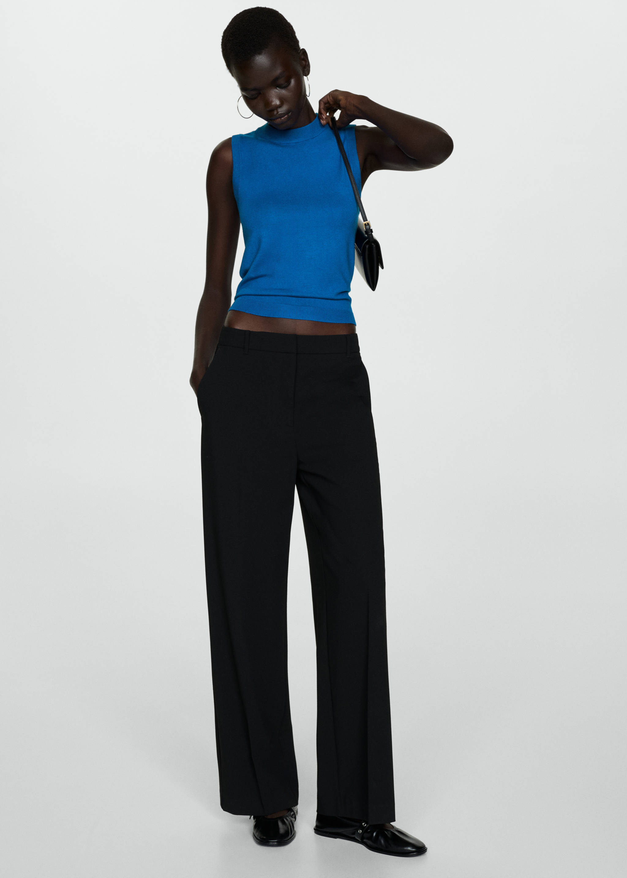 Úpletový top se širokými ramínky - Detail zboží 2