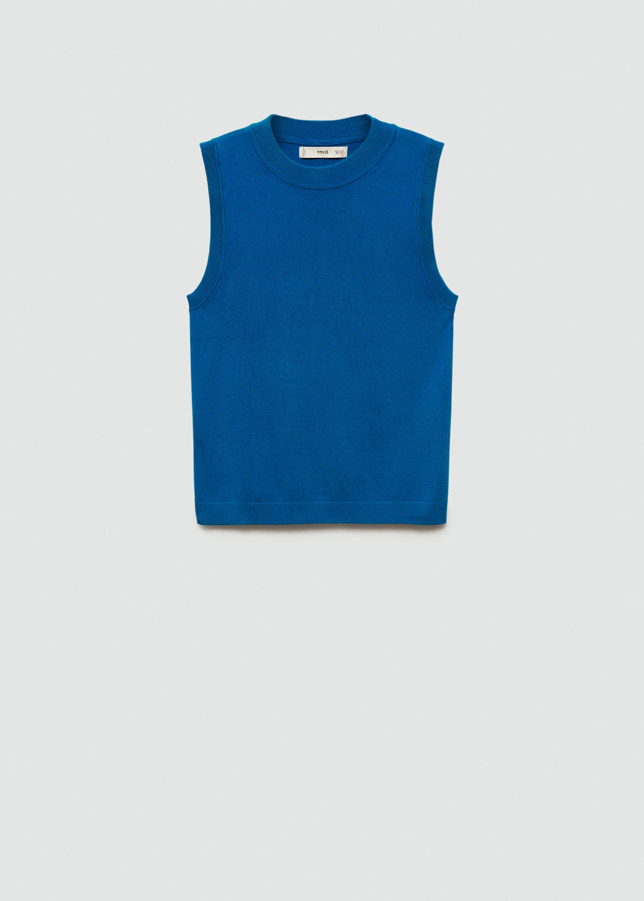 Knitted top with wide straps - Article without model