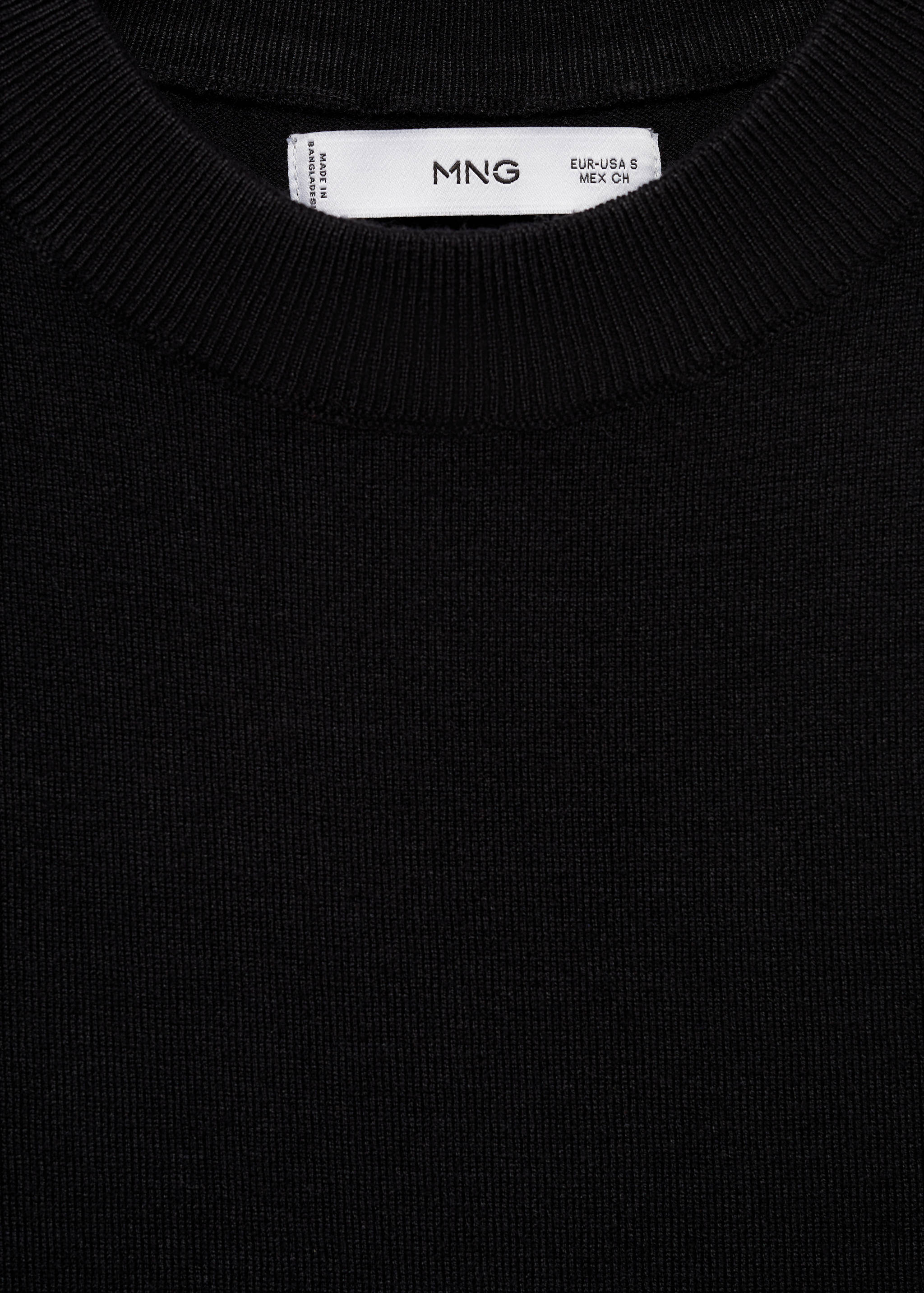 Knitted top with wide straps - Details of the article 0