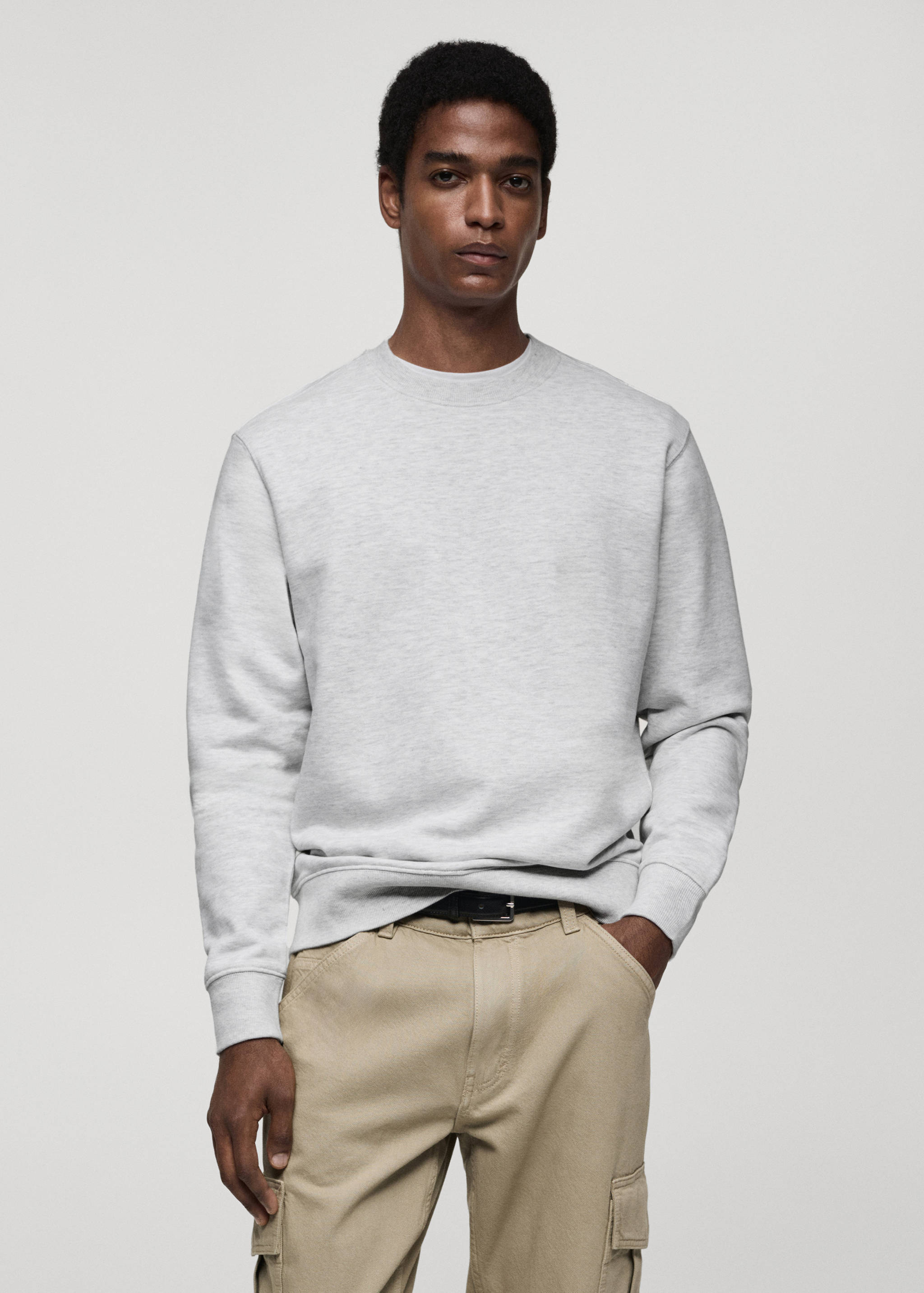 Sudadera regular fit 100% algodón - Plano medio