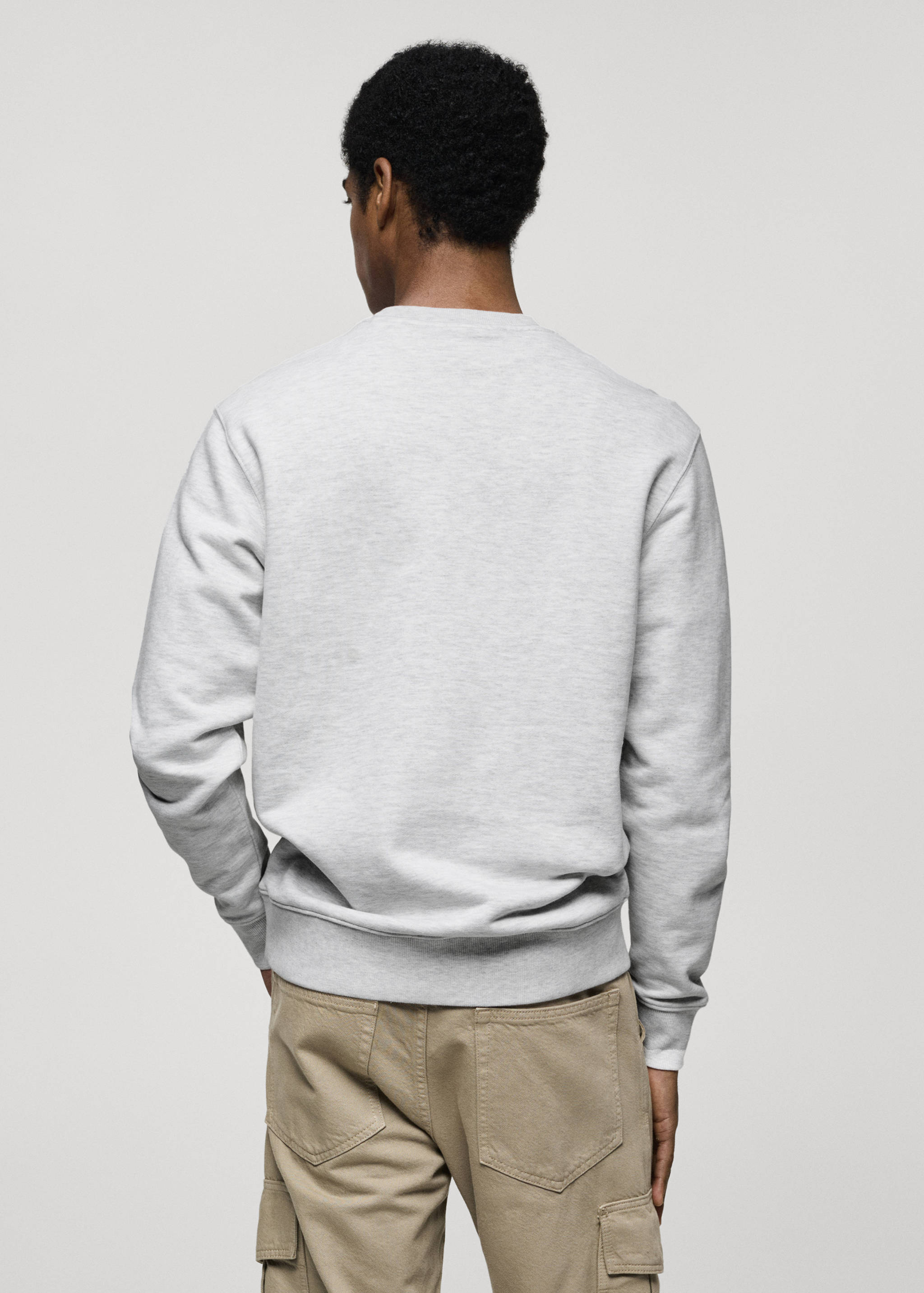 Sudadera regular fit 100% algodón - Reverso del artículo