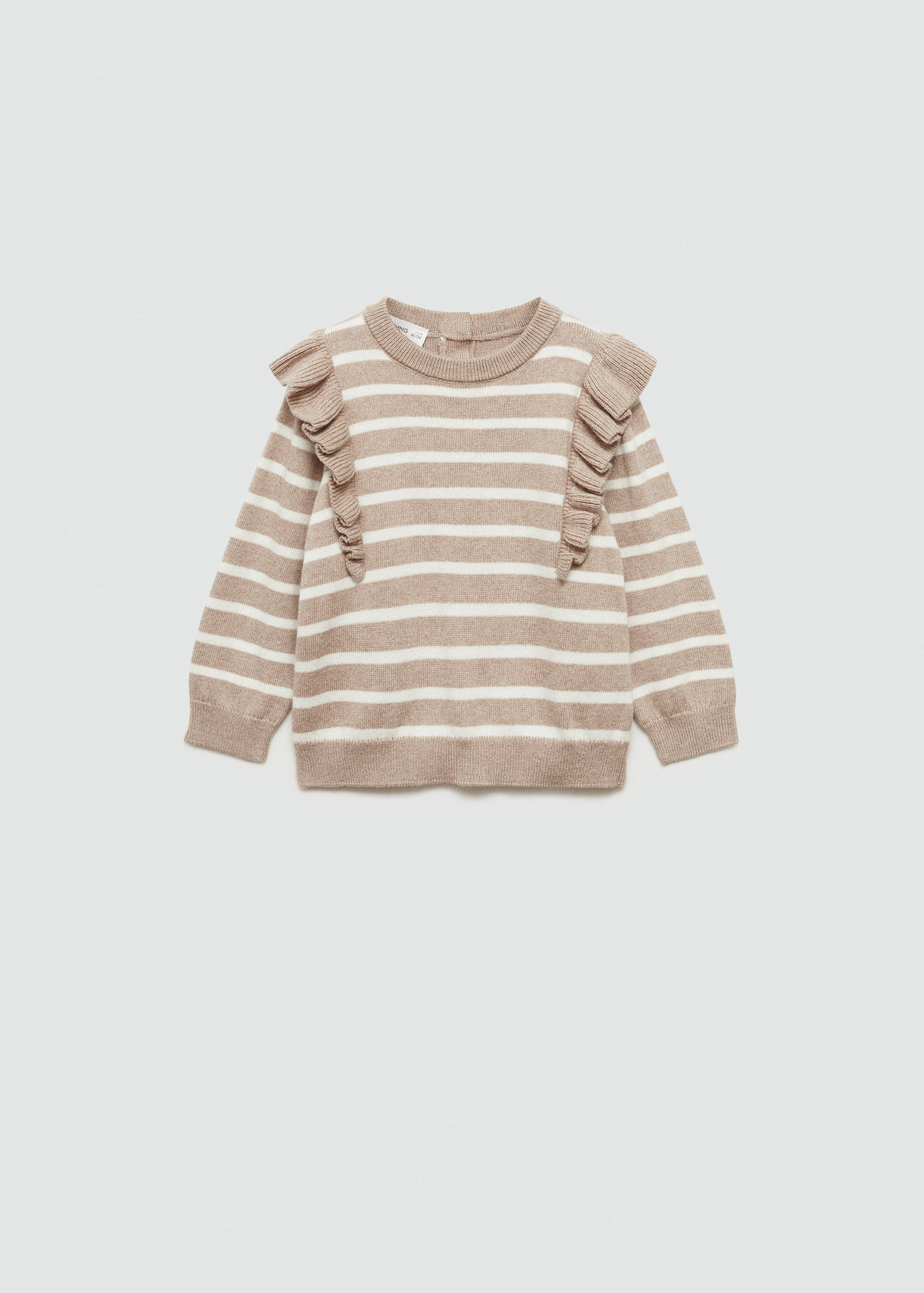 Ruffle striped sweater - Article without model