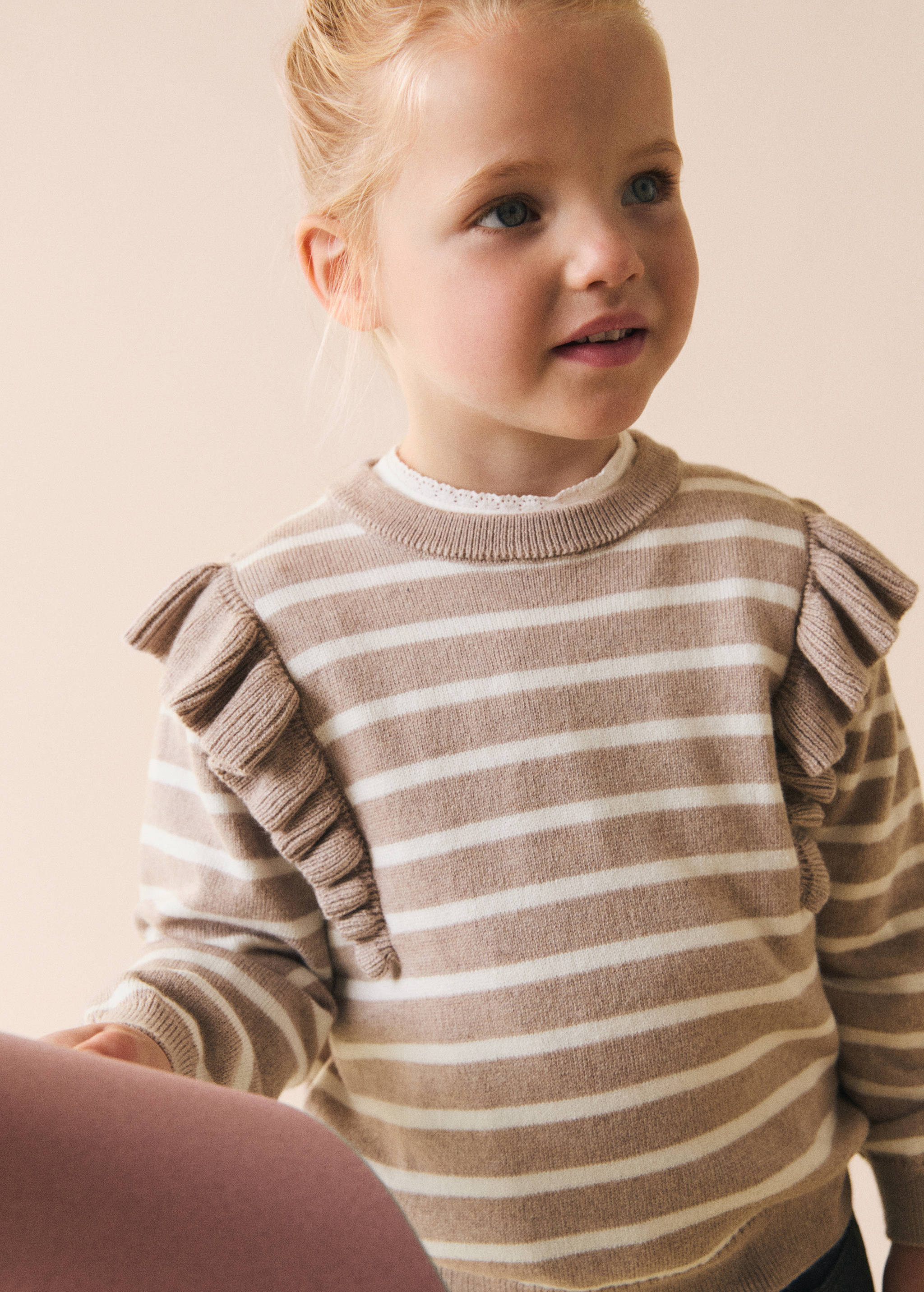 Ruffle striped sweater - Details of the article 5