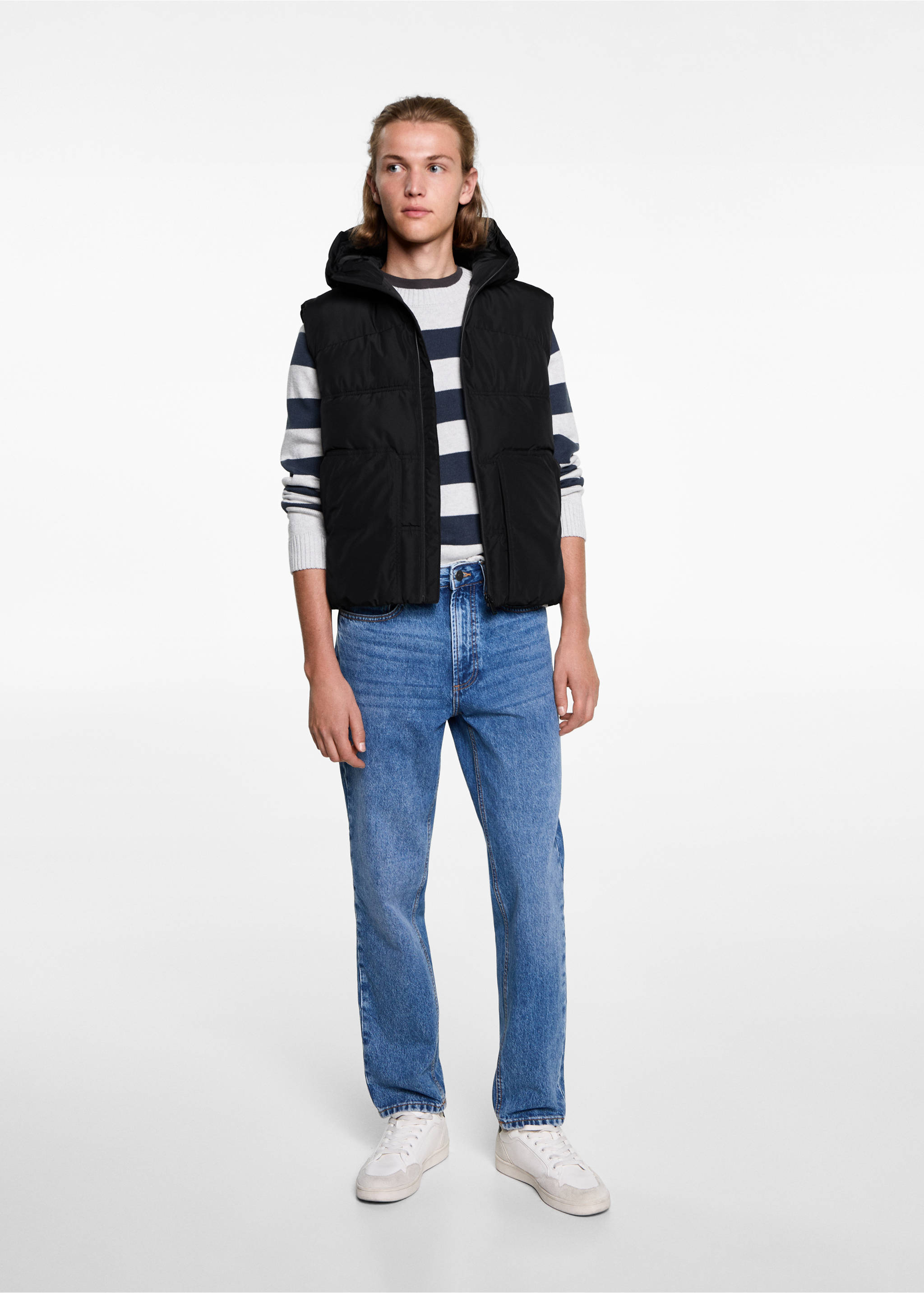 Steppweste - Allgemeine Ansicht, Schwarz. Ref: 77065632-00.