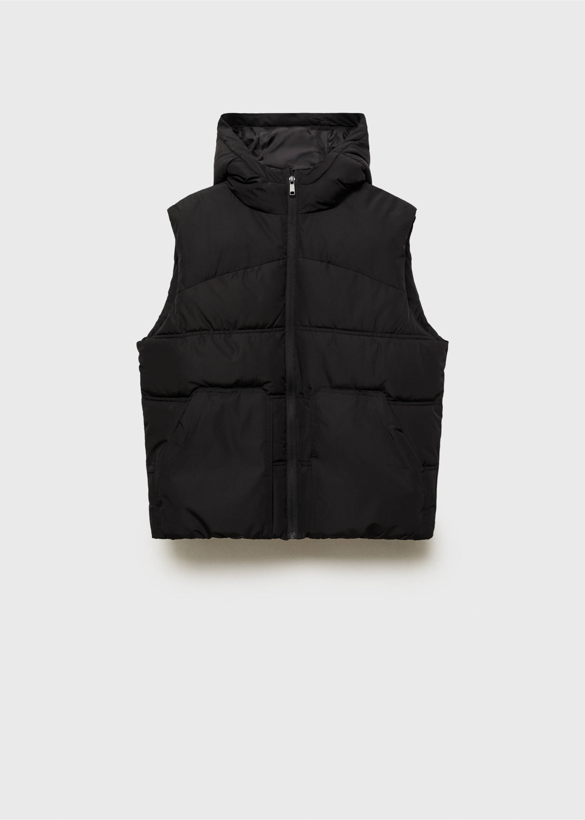 Gilet imbottito - Articolo senza modello, Nero. Ref: 77065632-00.