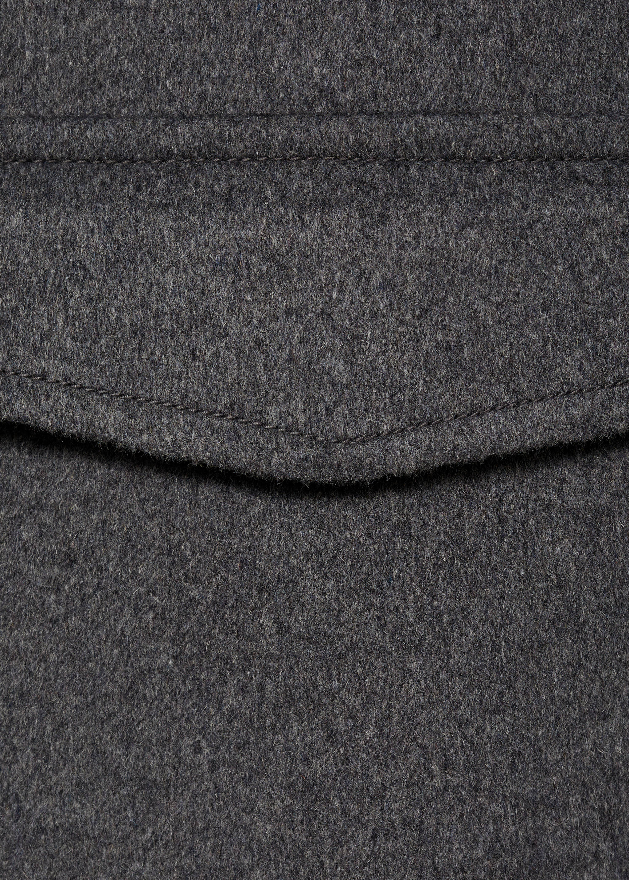 Wool jacket with pockets - Details of the article 0