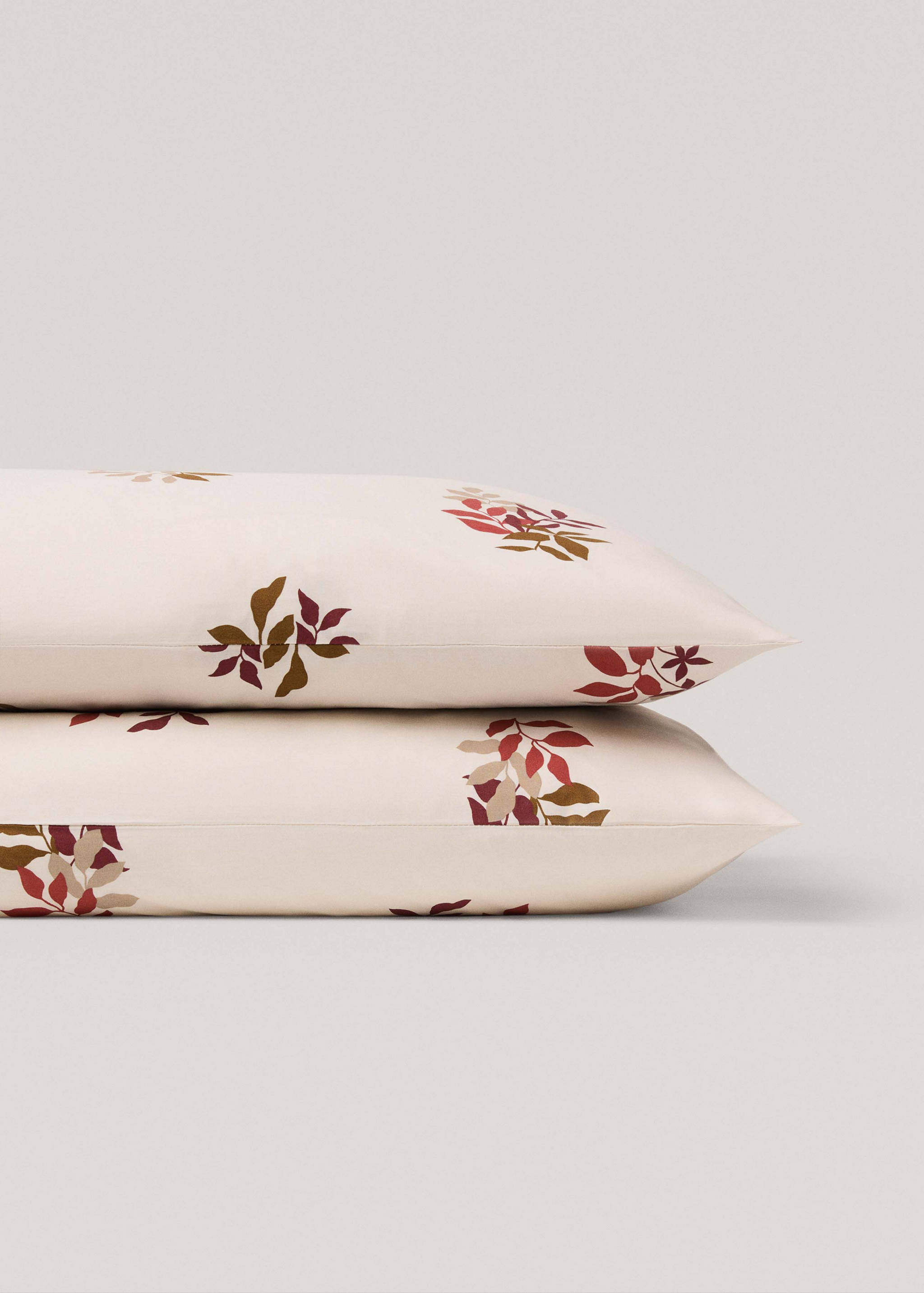 100% cotton floral pillowcase 50x75cm - Details of the article 1