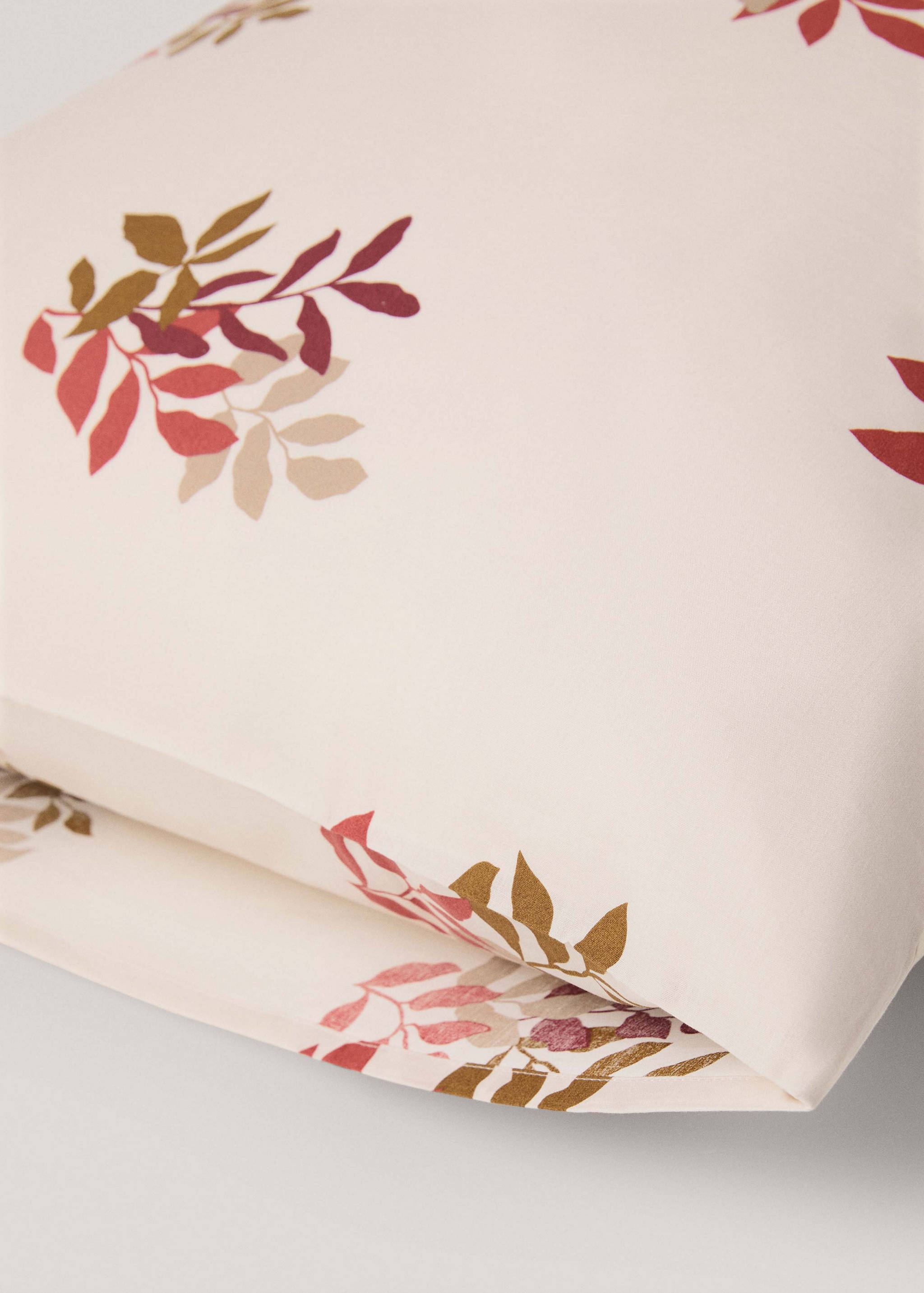 100% cotton floral pillowcase 50x75cm - Details of the article 2